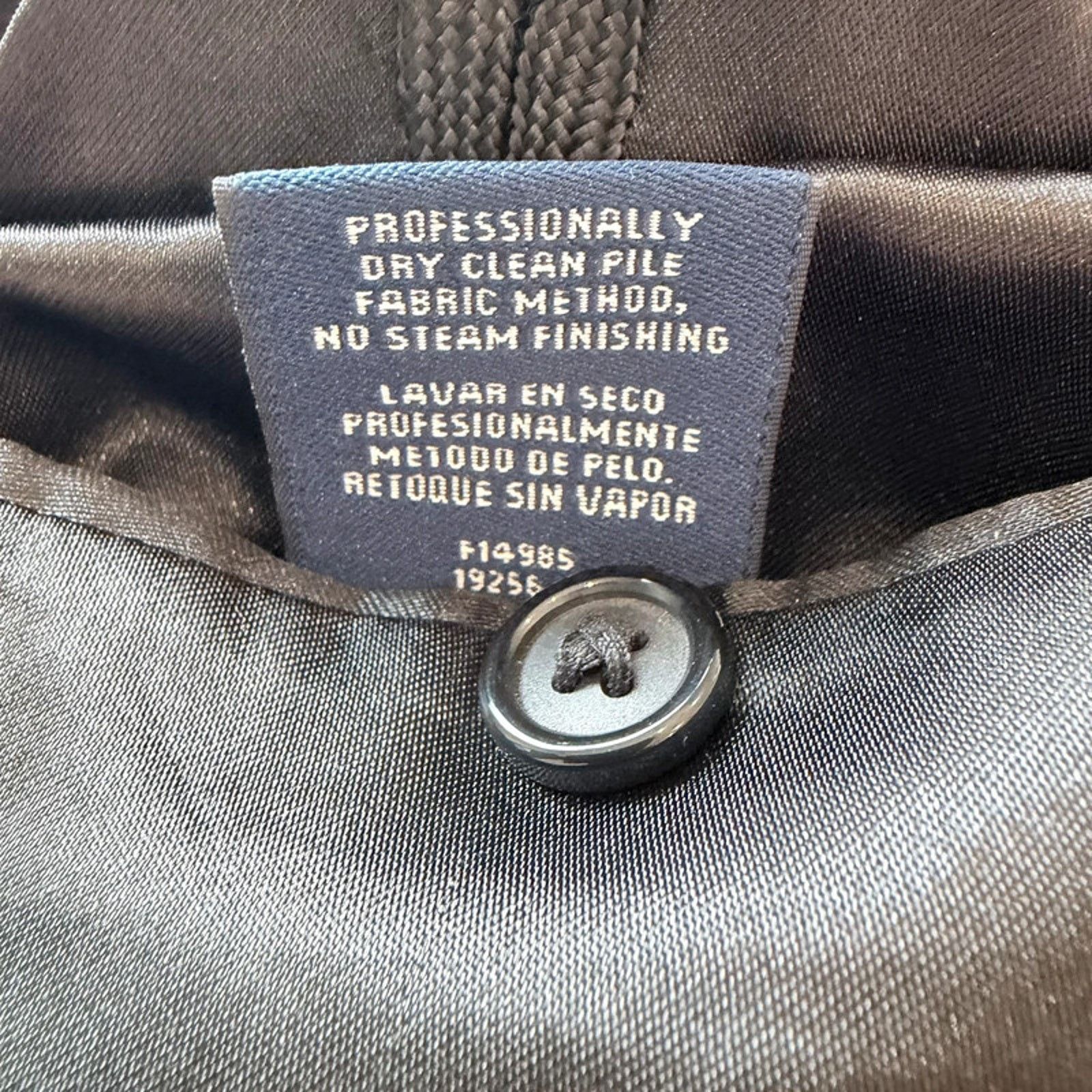 Stafford Stafford Wool Blend black overcoat 46R Size US XL / EU 56 / 4 - 4 Thumbnail