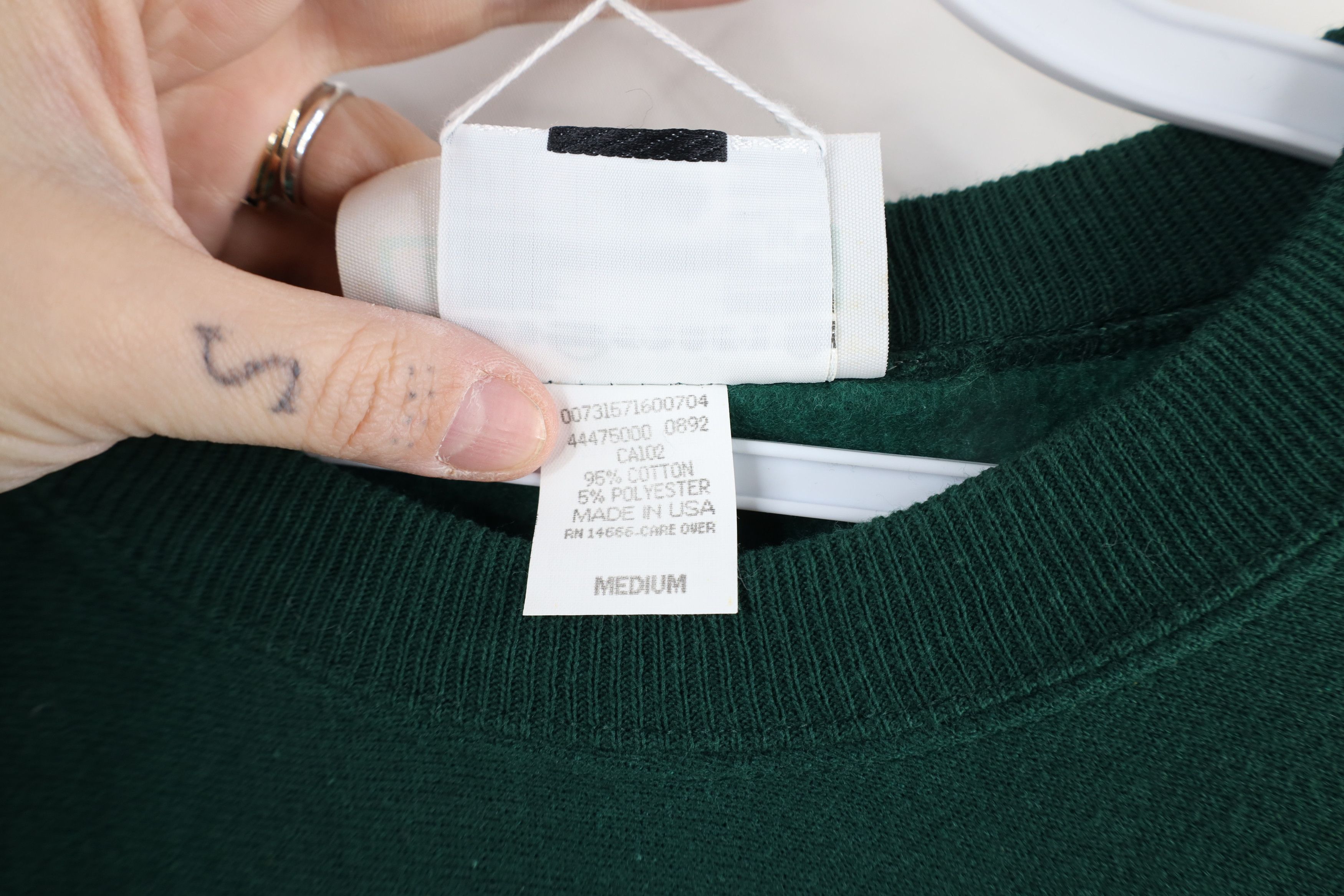 Vintage Deadstock Vintage 90s Streetwear Quilt Patch Sweatshirt USA Size M / US 6-8 / IT 42-44 - 7 Thumbnail