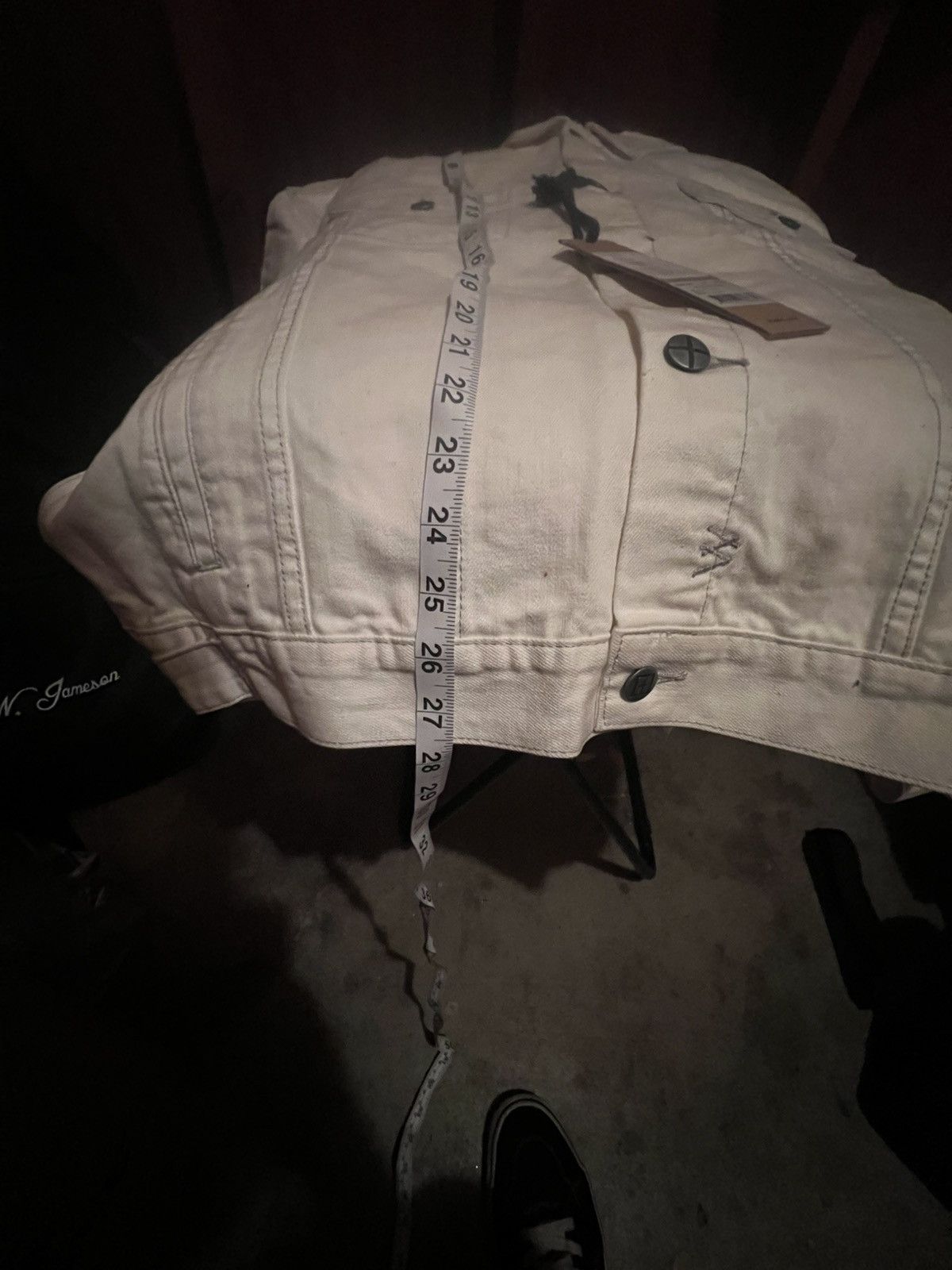 Ksubi Ksubi Oh G Chalk Denim Jacket Off White Size L New w/ Tags Size US L / EU 52-54 / 3 - 6 Thumbnail