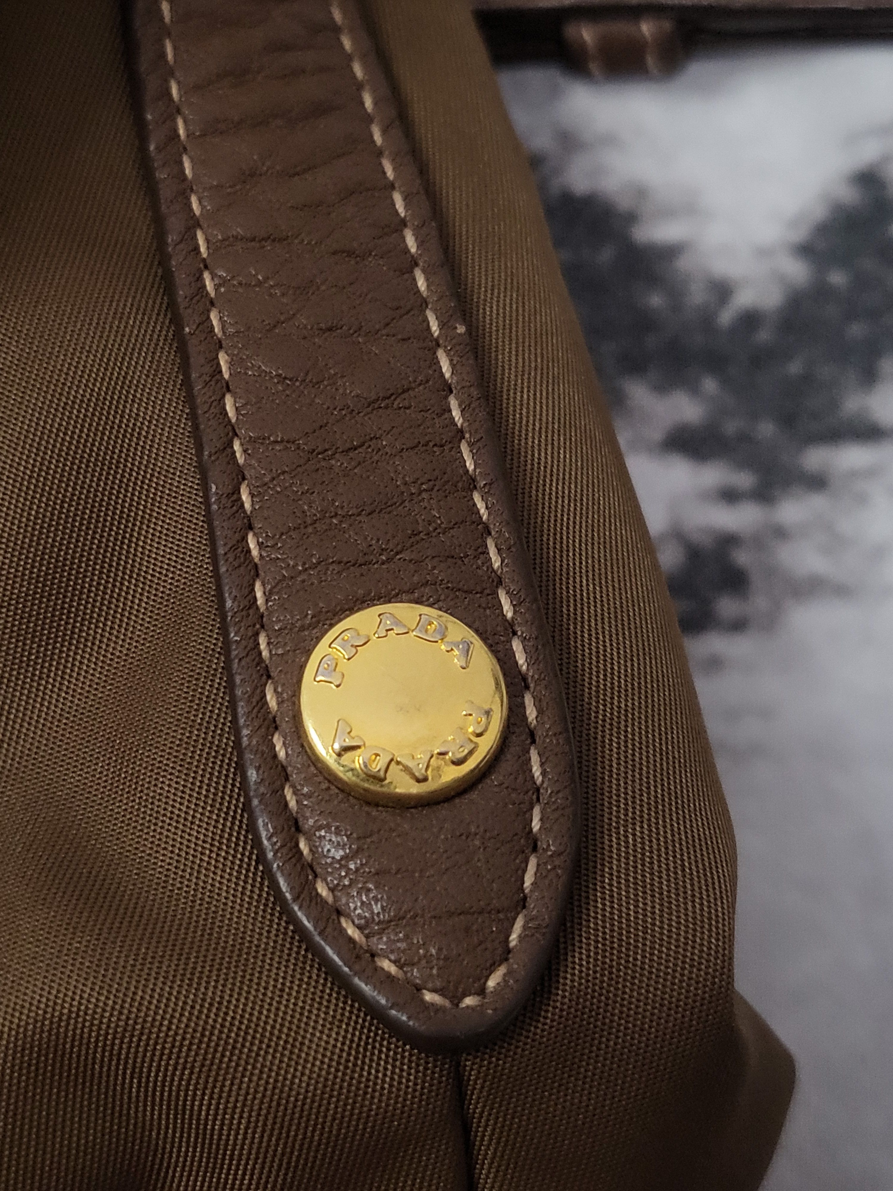 Prada Prada Brown Tessuto Satchel Size ONE SIZE - 8 Thumbnail