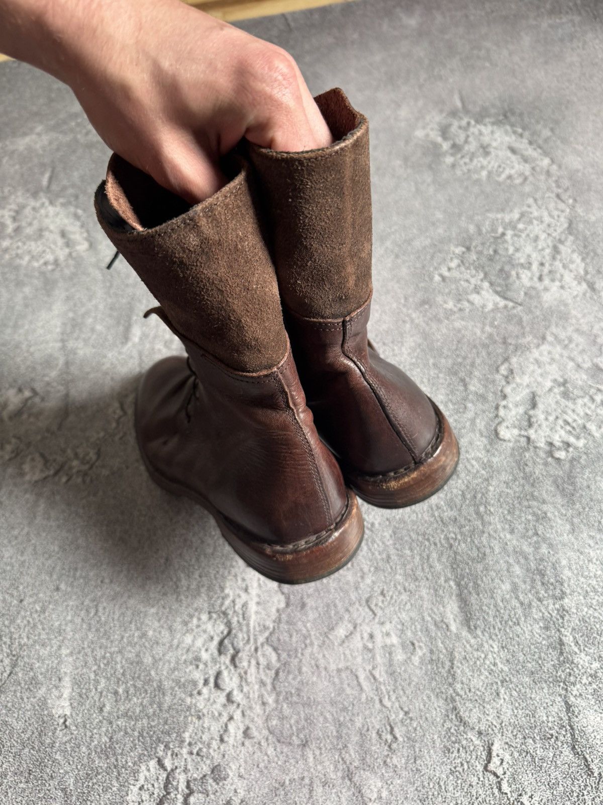 MoMA MOMA 37 brown leather Avantgarde shoes boots casual designer Size US 7 / IT 37 - 16 Thumbnail