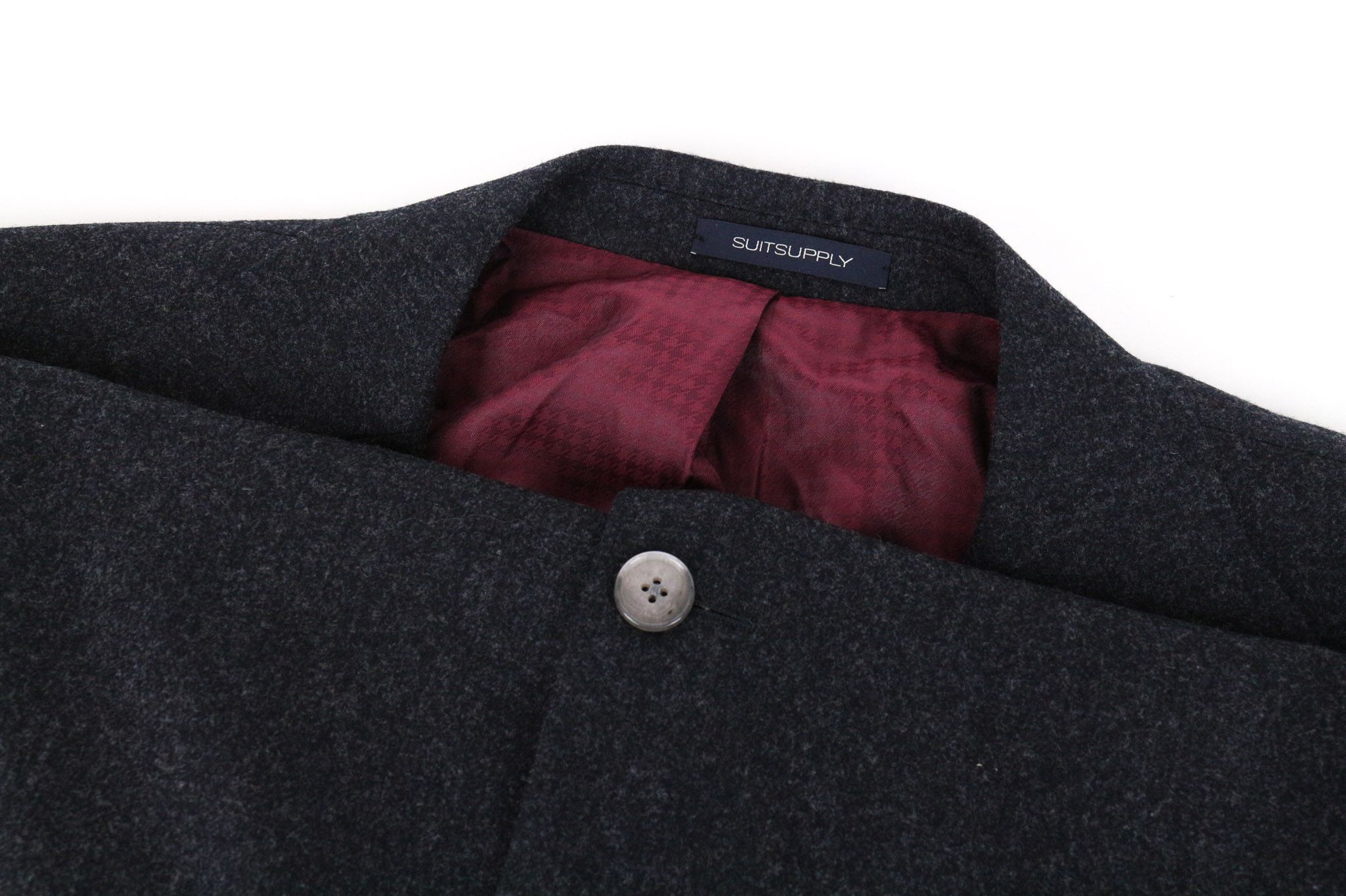 Suitsupply LA SPALLA UK56S Grey Wool Blazer 73314 Size 54R - 3 Thumbnail