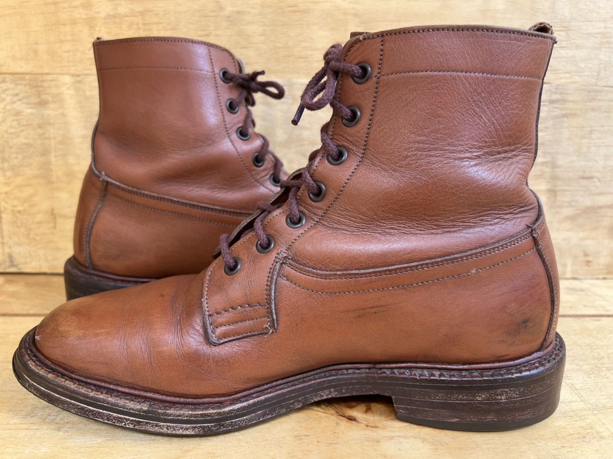 Evan Kinori × Tricker's Vintage Trickers men Brown Leather Boots Size US 8 / EU 41 - 9 Thumbnail