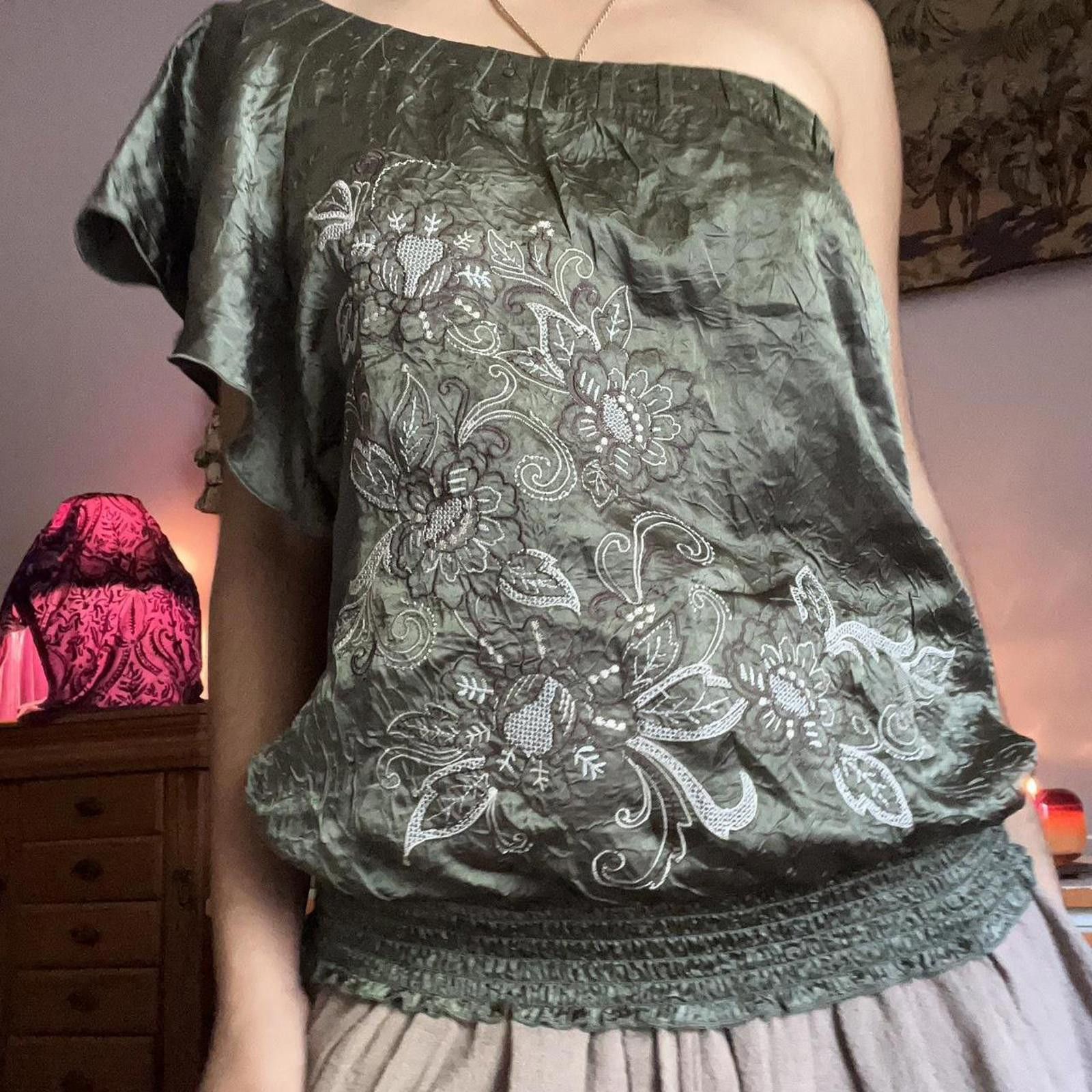 Other Glamorous Women's Green Crop-top Size M / US 6-8 / IT 42-44 - 6 Thumbnail