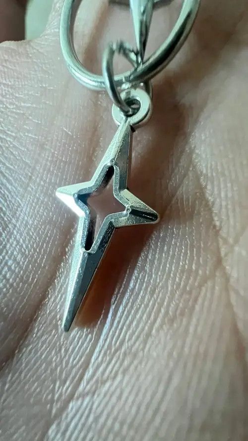 Japanese Brand × Jewelry Punk Star Cross Earrings Size ONE SIZE - 3 Thumbnail