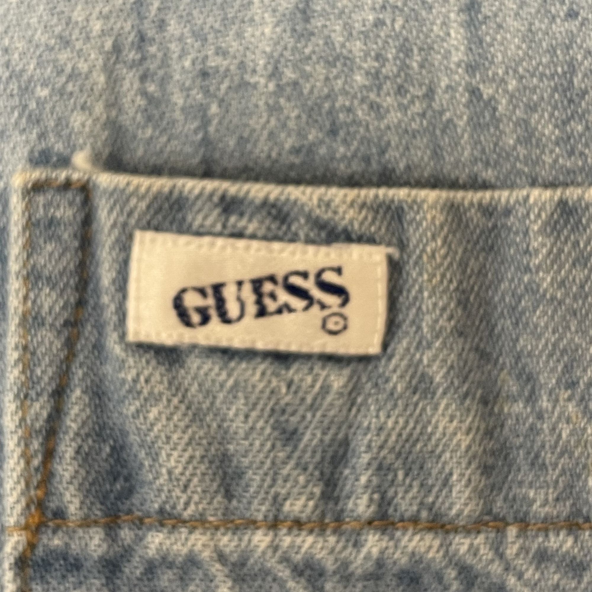 Guess Vtg Georges Marciano Blue Jean Btn Up Streetwear Shirt Size US S / EU 44-46 / 1 - 4 Thumbnail