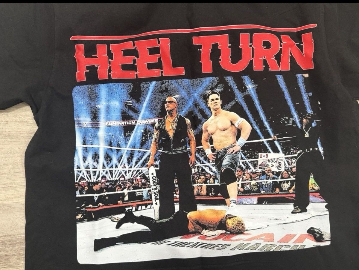 WWE John Cena /Travis Scott WWE heel turn tee Size US XXL / EU 58 / 5 - 2 Thumbnail