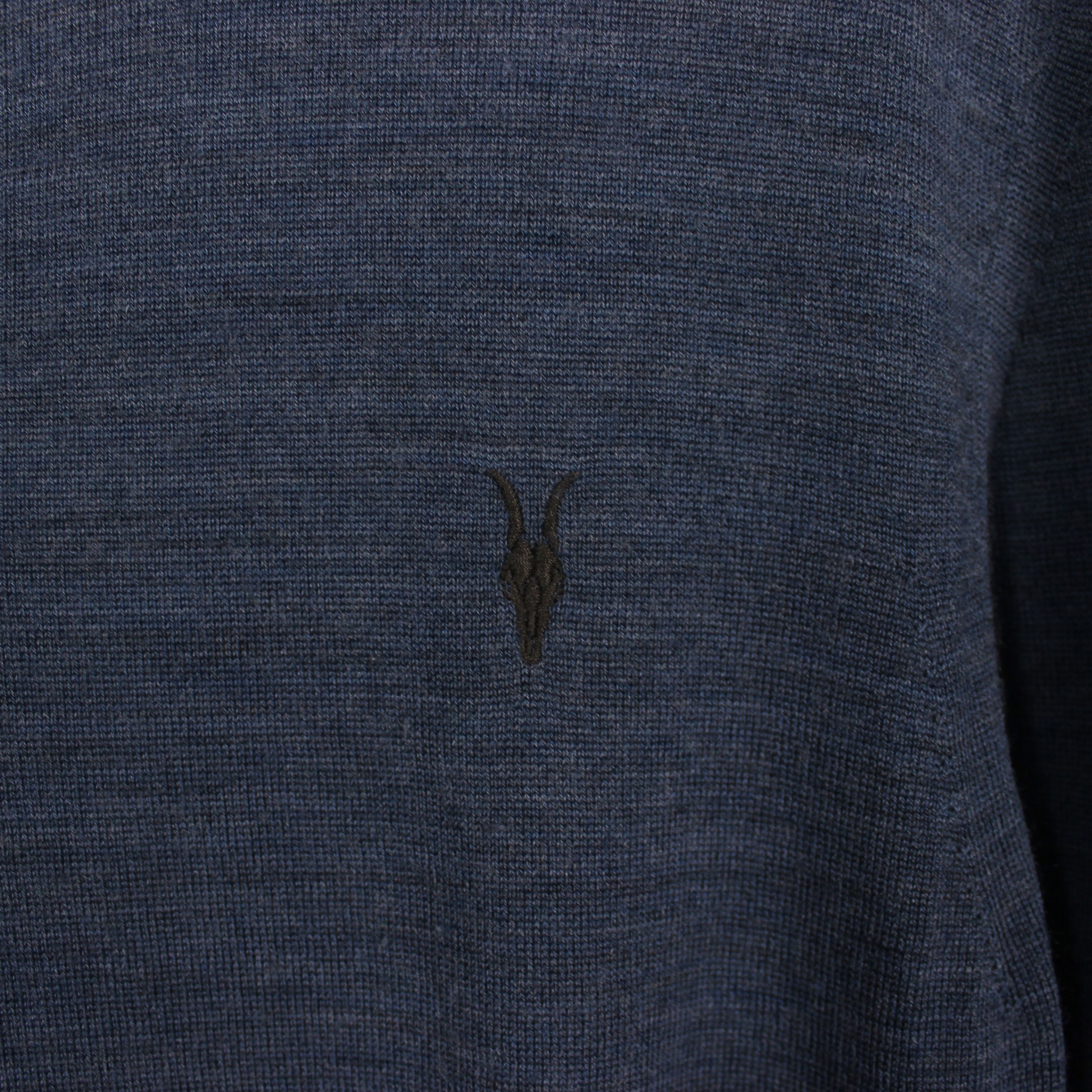 Allsaints Allsaints sweater men wool merino rare zip S M Size US M / EU 48-50 / 2 - 4 Thumbnail