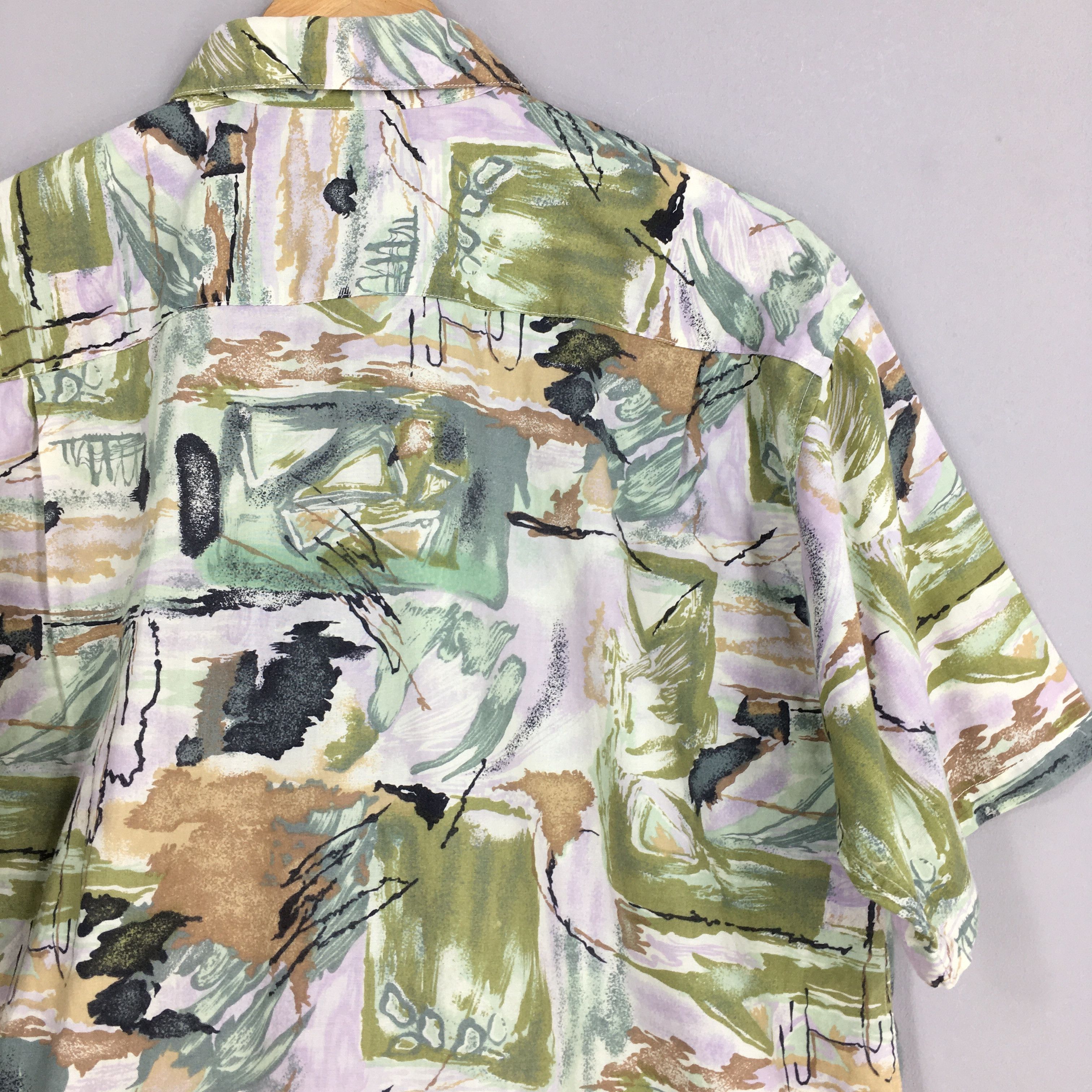 Other Vintage Psychedelic Hawaiian Pop Art Aloha Cotton Shirt Size US M / EU 48-50 / 2 - 8 Thumbnail