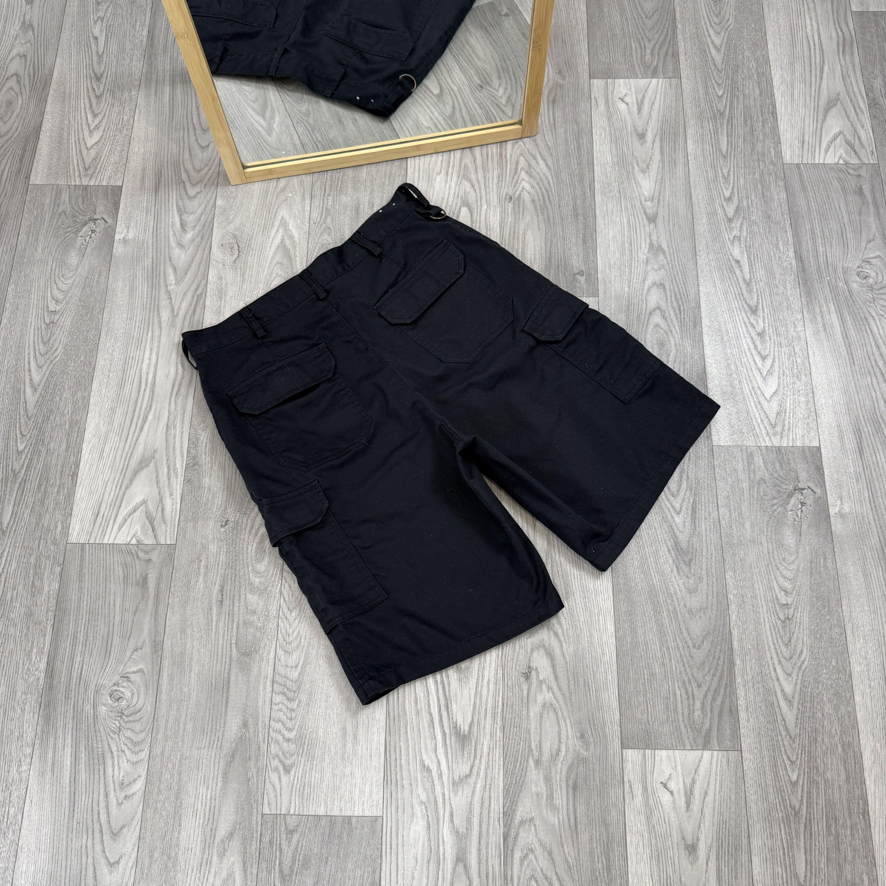 Dickies Vintage Dickies 90s Workwear Cargo Carpenter Black Shorts Size US 34 / EU 50 - 5 Thumbnail