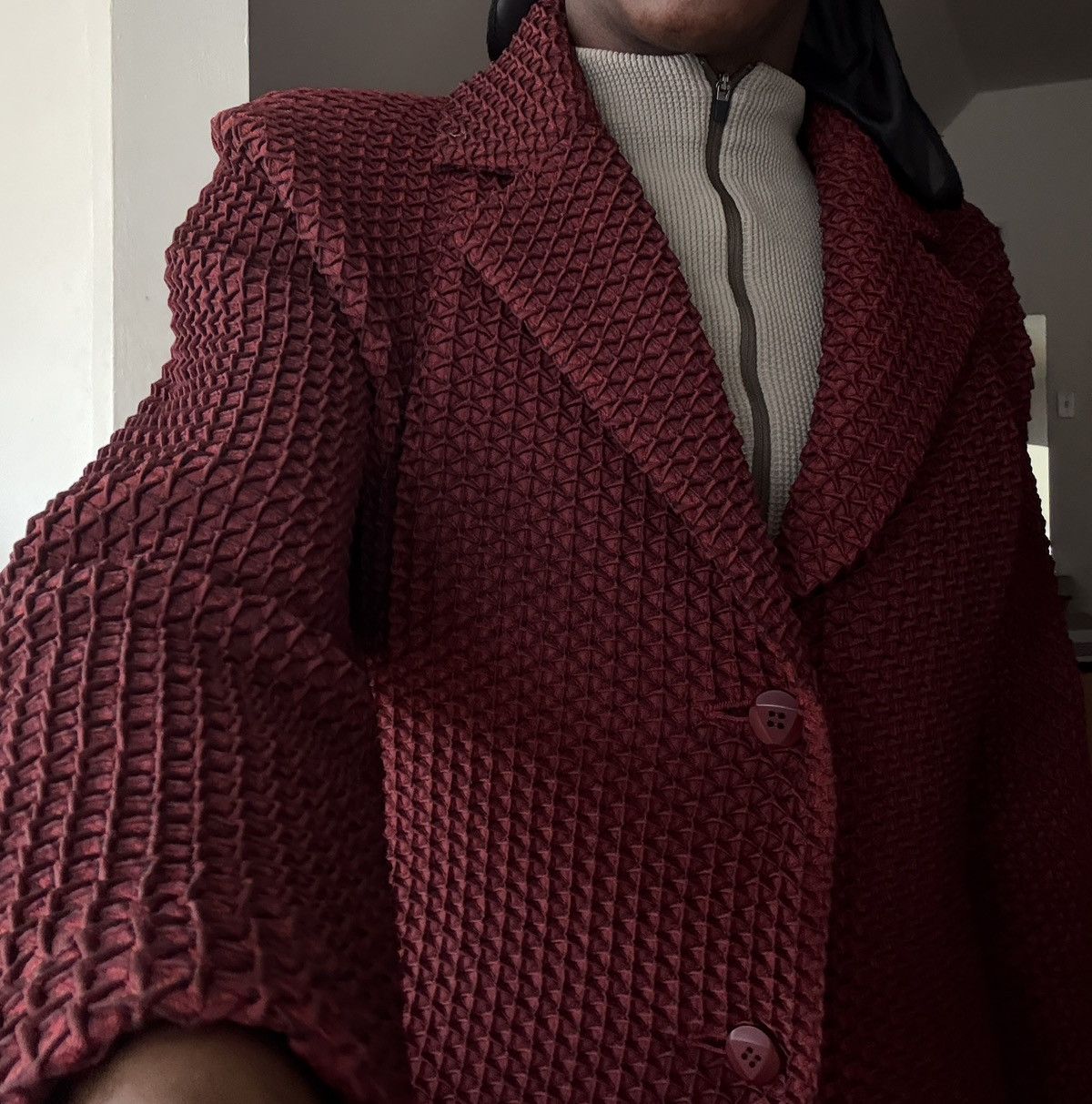 Issey Miyake × Pleats Please Issey Miyake Issey Miyake Diamond pleated Blazer Size US M / EU 48-50 / 2 - 19 Thumbnail