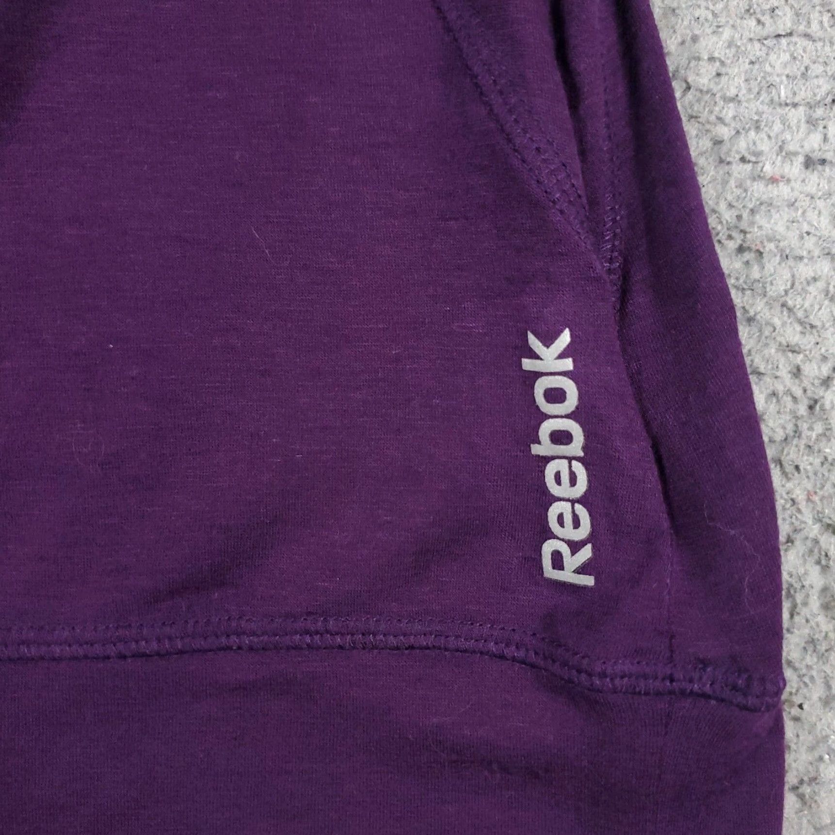 Reebok Reebok Sleeveless Cowl Neck Sweatshirt Womens Medium Purple Activewear Size M / US 6-8 / IT 42-44 - 4 Thumbnail