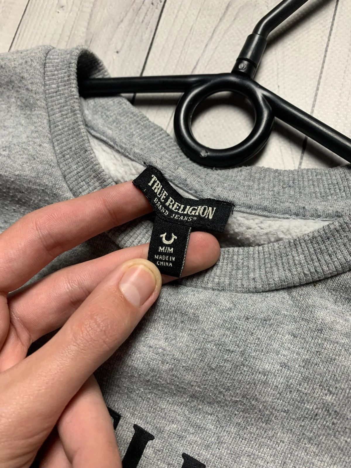 True Religion × Vintage Vintage True religion sweatshirt size M big logo Size US M / EU 48-50 / 2 - 3 Thumbnail