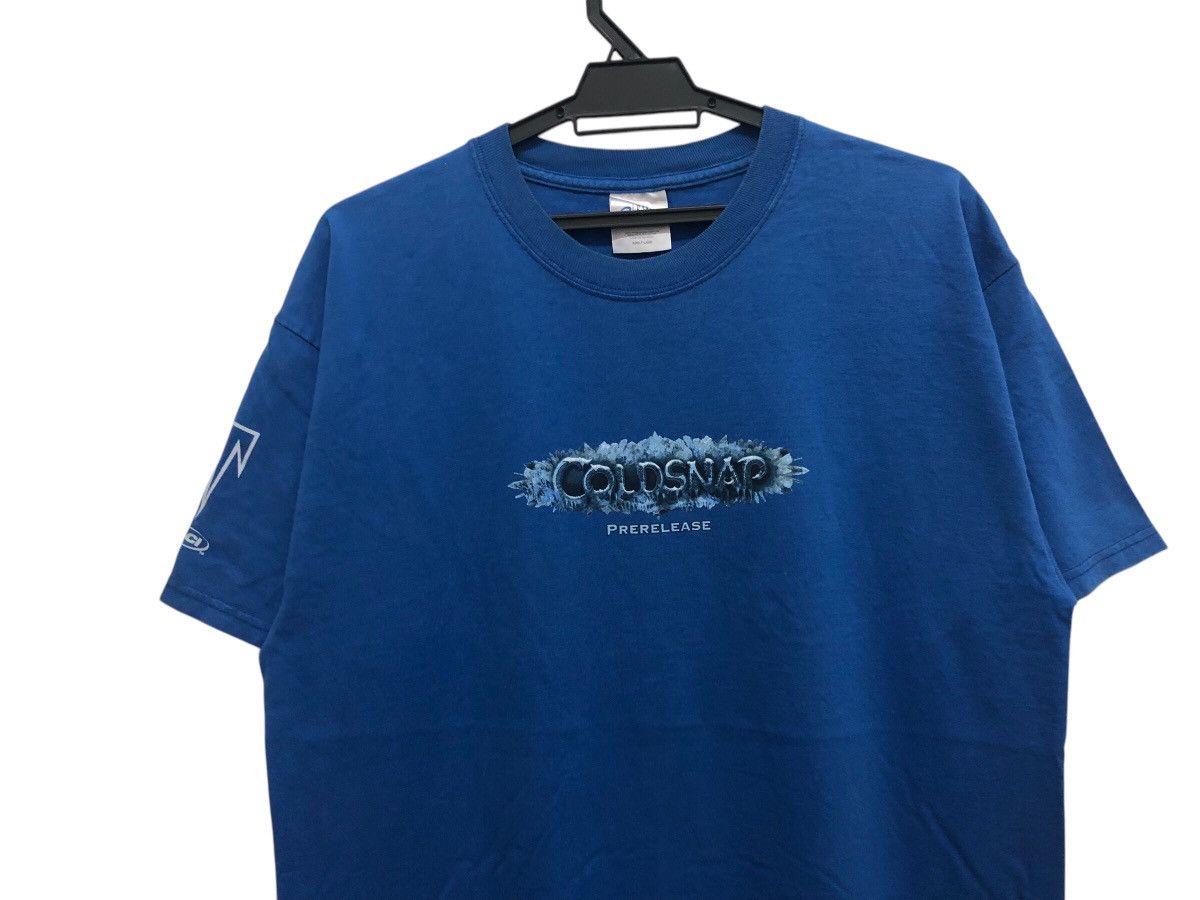 Vintage RARE 🔥 COLDSNAP PRERELEASE MAGIC THE GATHERING PROMO TEE Size US L / EU 52-54 / 3 - 3 Thumbnail