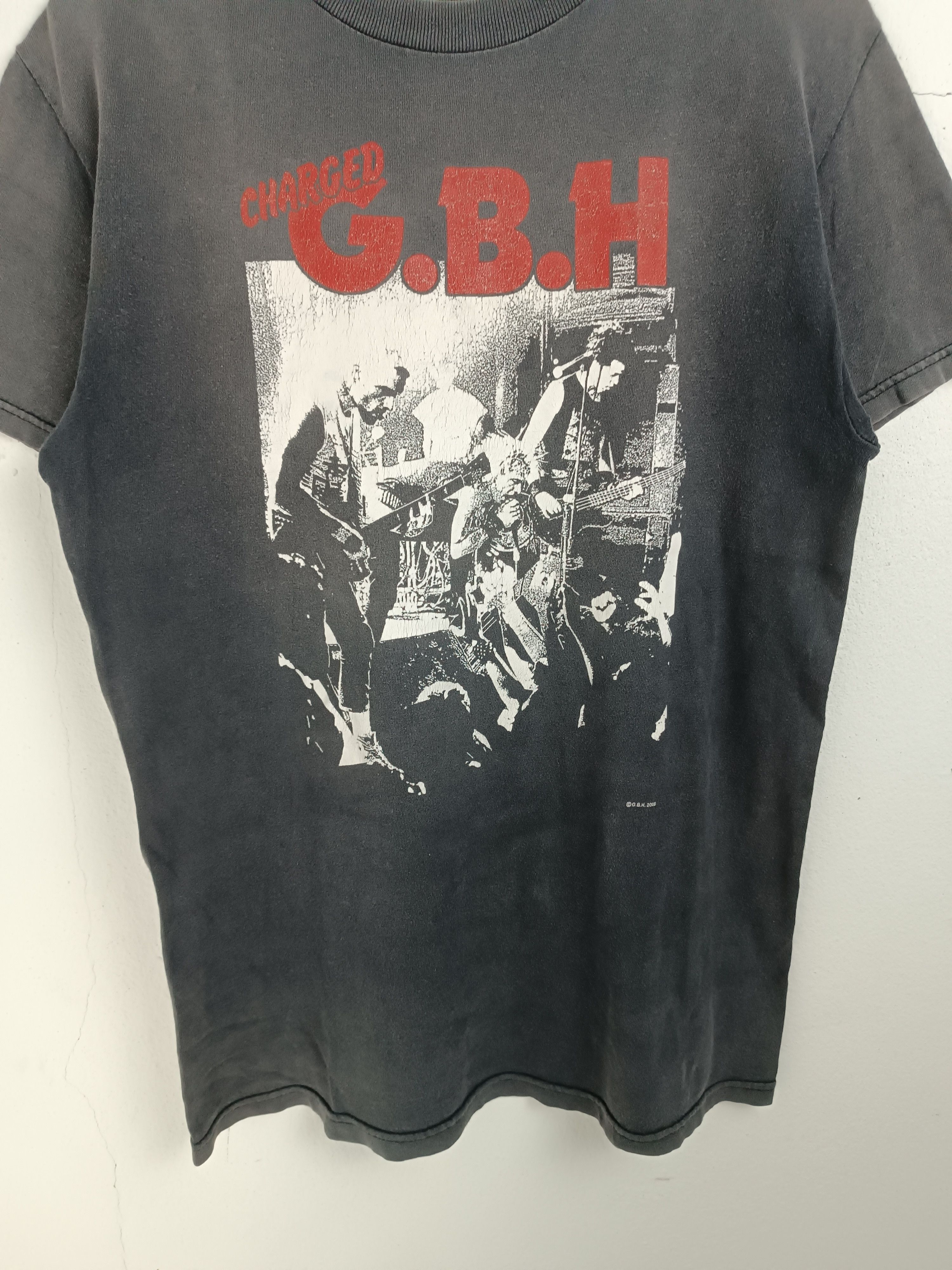 Band Tees THRASHED FADED VINTAGE '06 CHARGED G.B.H PUNK VERY RARE Size US S / EU 44-46 / 1 - 7 Thumbnail