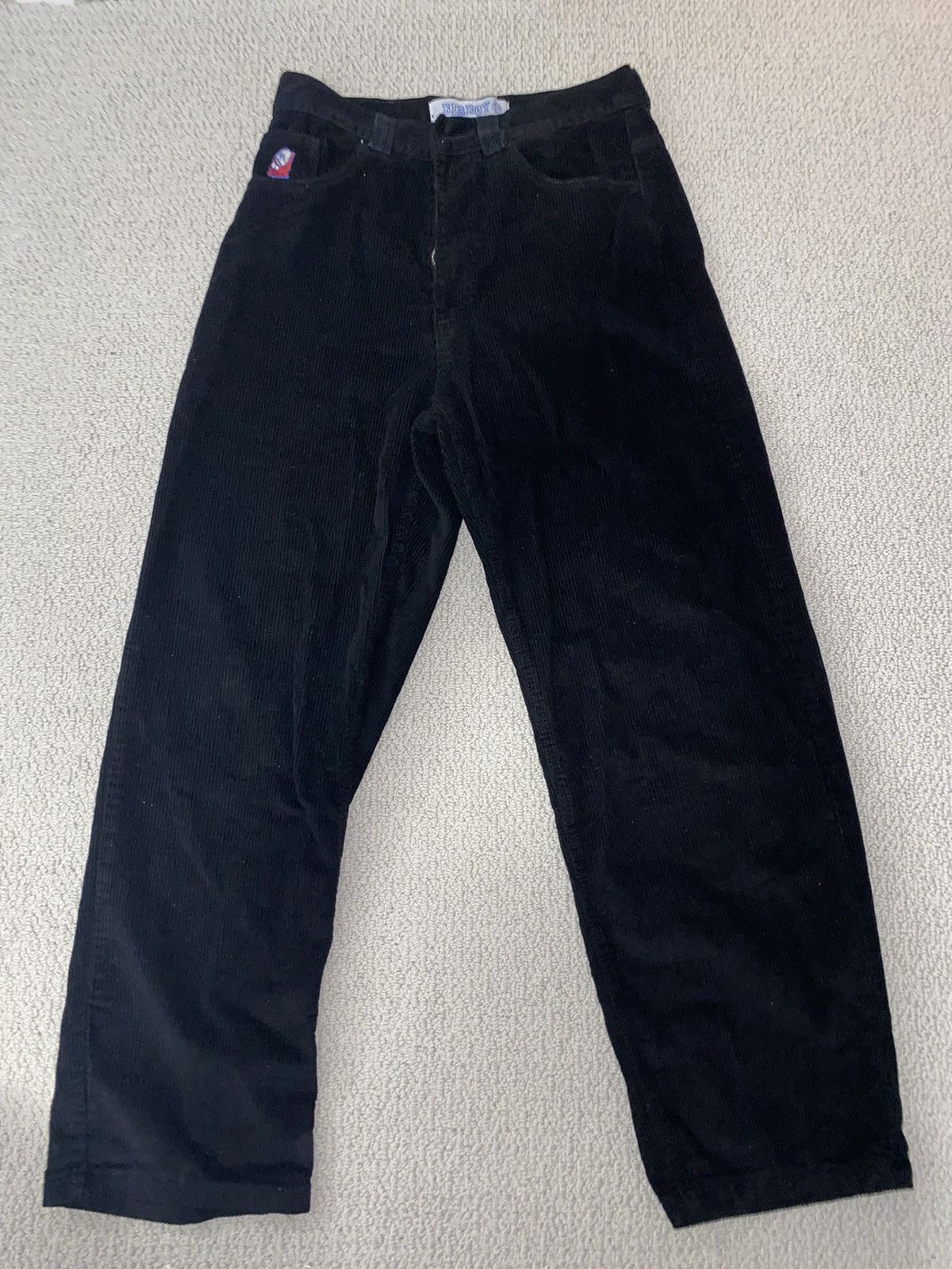 Black Corduroy BIG BOY PANTS