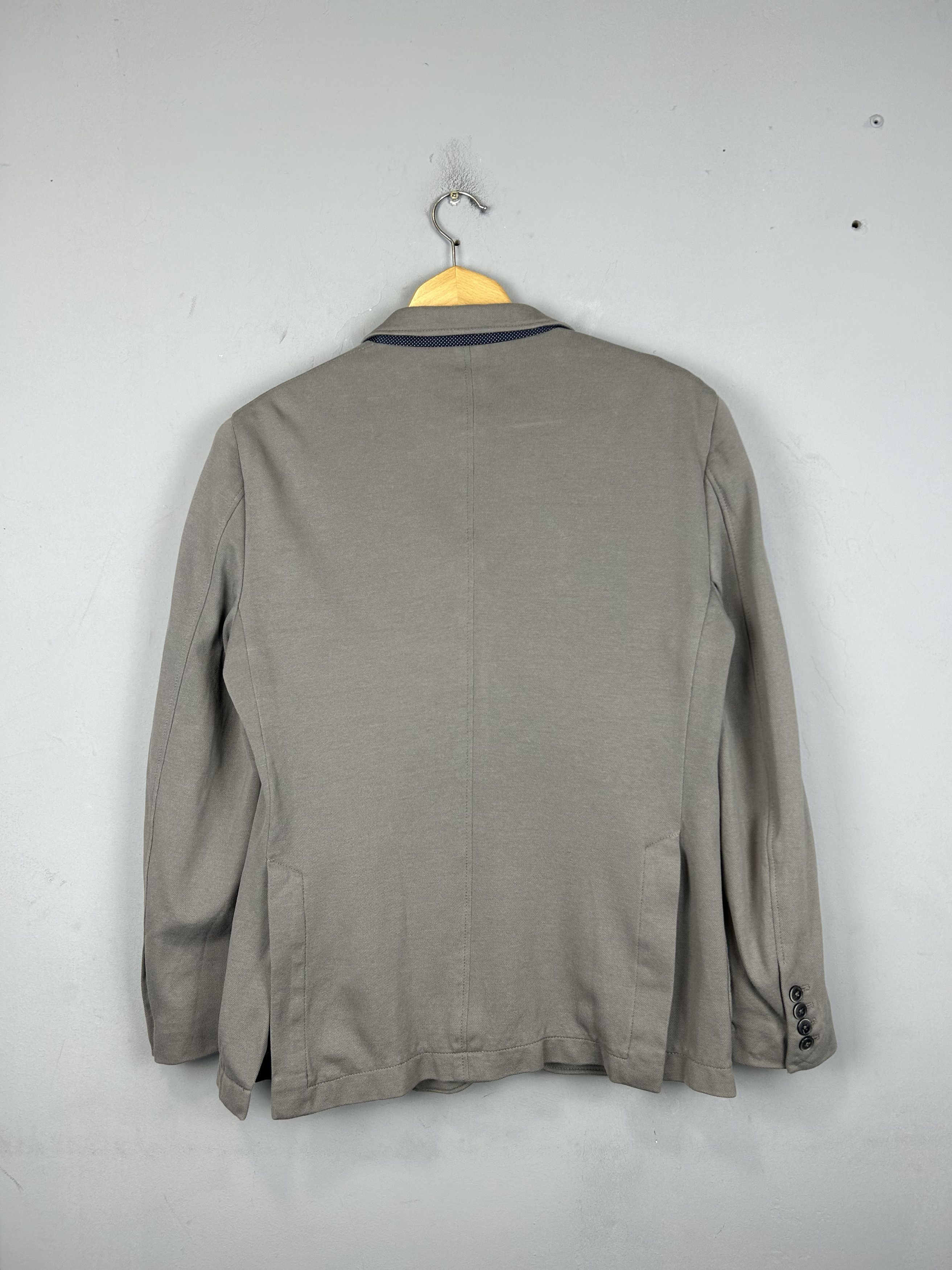 Hackett Hackett Piquet Blazer London Jacket 945 Grey Men's 42L Size Size 42L - 4 Thumbnail