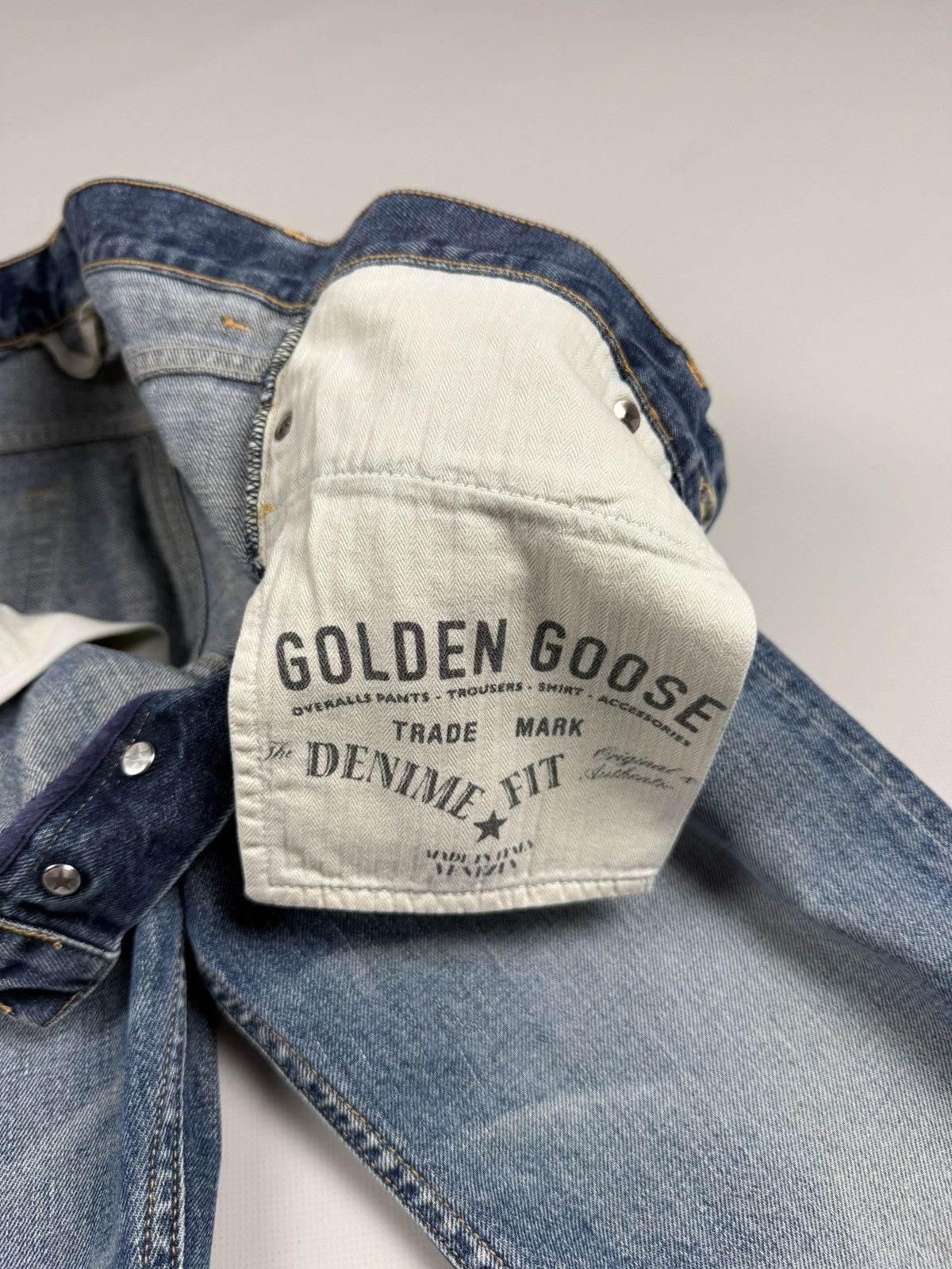 Designer × Golden Goose GGDB Golde Goose Deluxe Brand Men’s Distressed Denim Shorts Size US 30 / EU 46 - 12 Thumbnail