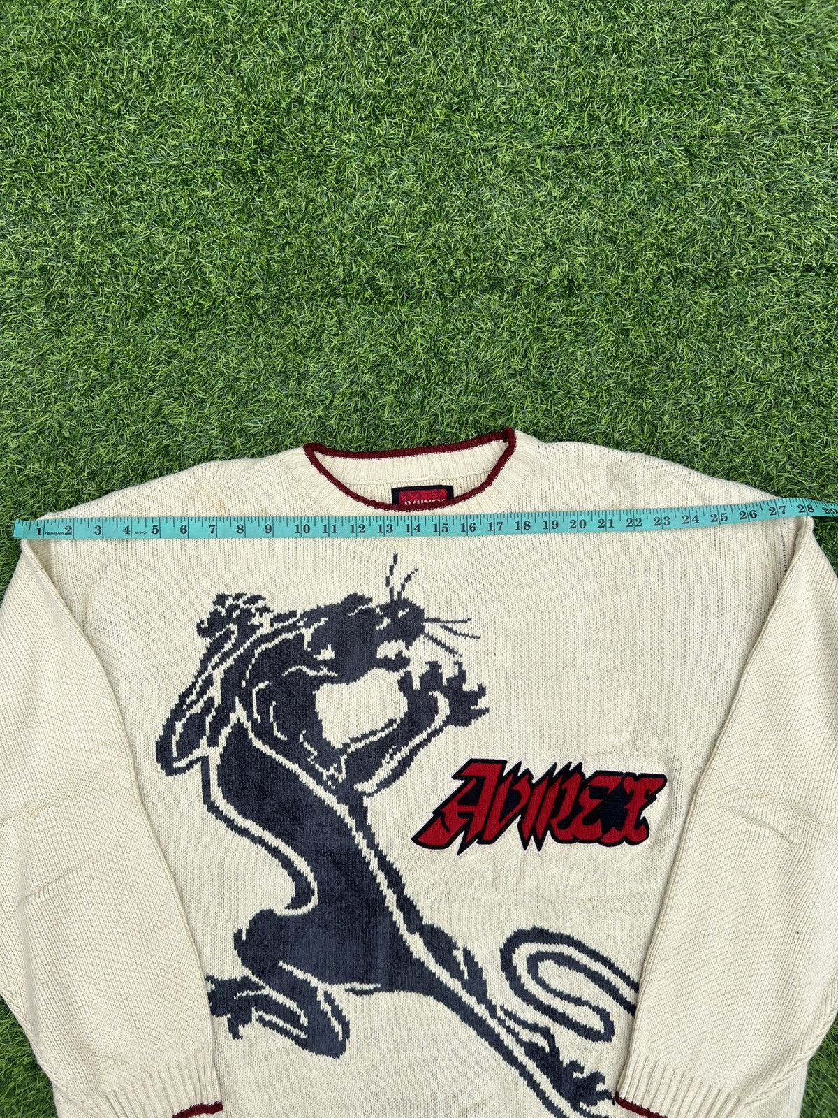 Avirex Rare Vintage Y2K Avirex Panther Intarsia Knit Sweater -XXL Size US XXL / EU 58 / 5 - 7 Thumbnail