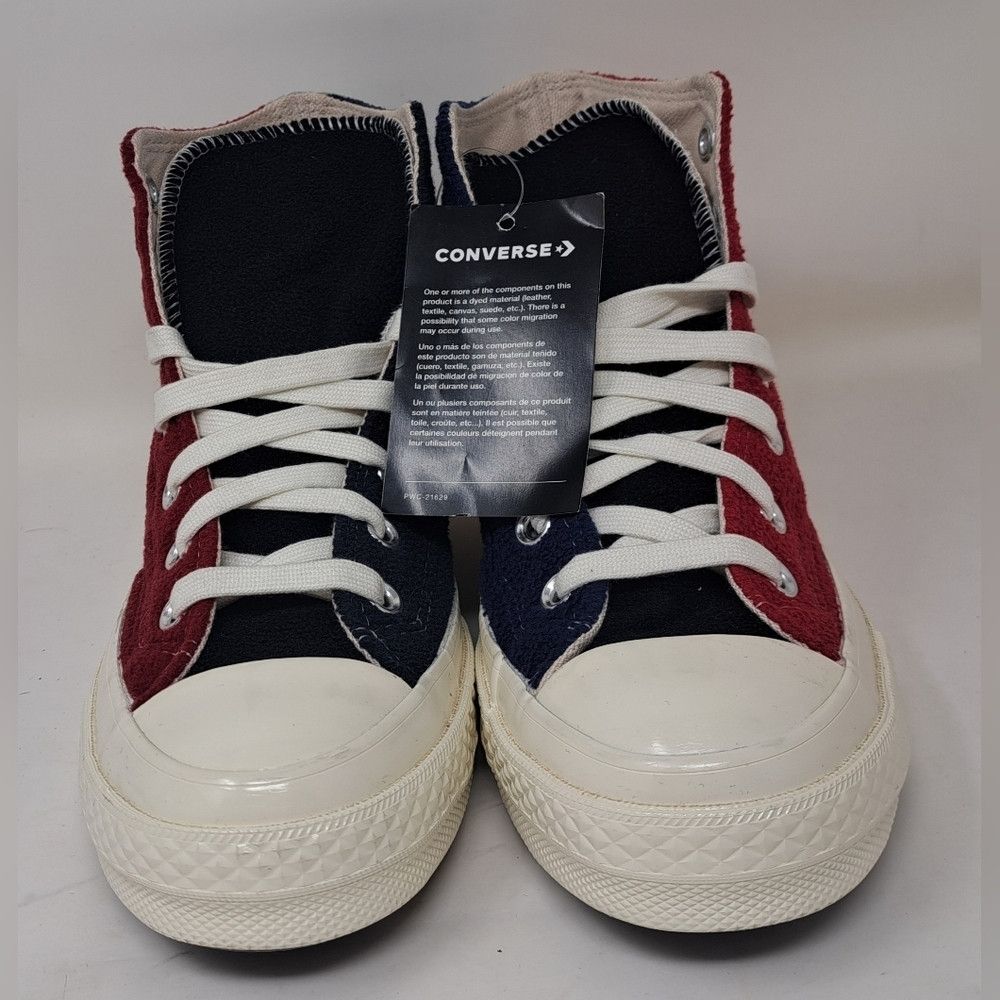Converse Womens Chuck 70 Hi Top Upcycle Fleece 172267C Red