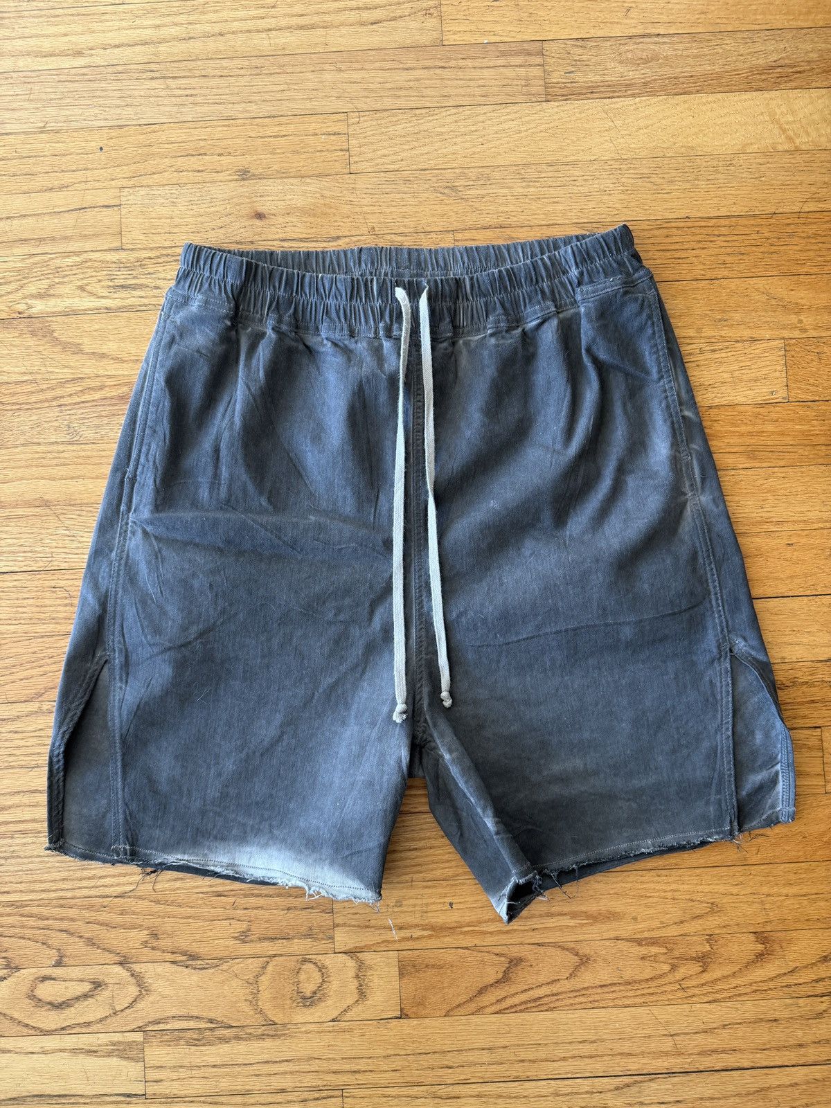 Rick Owens Rick Owens S/S 24 Lido Dark Dust Denim Boxer Shorts  display picture 1