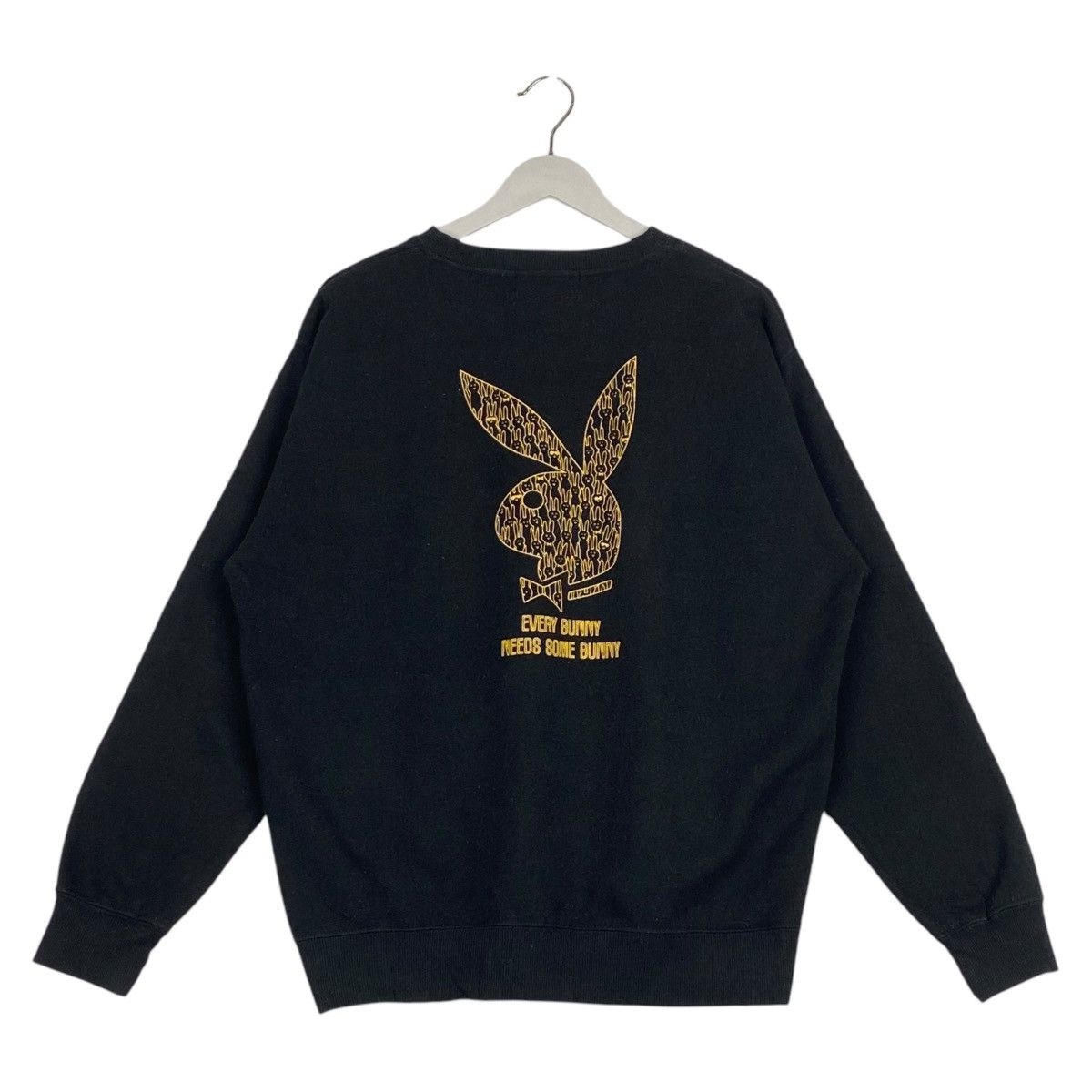 Playboy × Vintage Vintage Playboy Bunny Small Logo Crewneck Sweatshirt Black Size US L / EU 52-54 / 3 - 5 Thumbnail