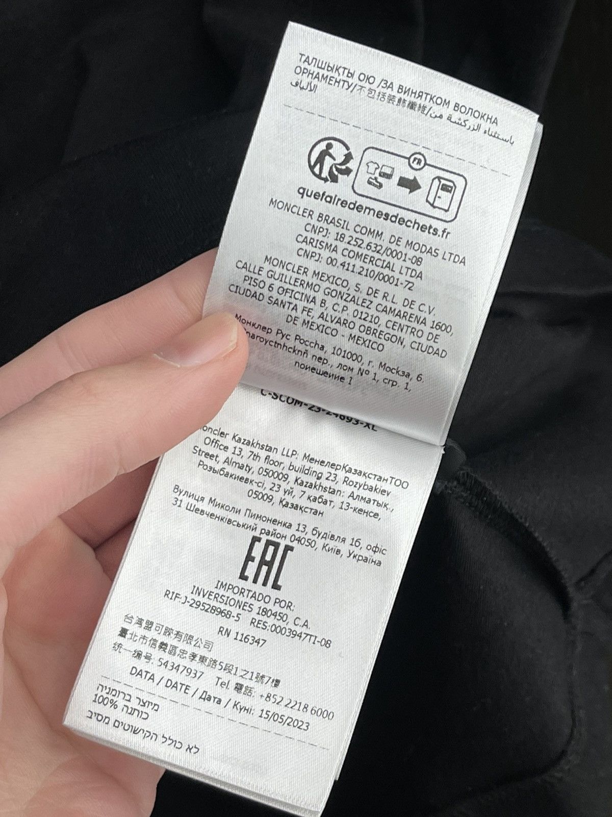 Moncler Moncler T Size US XL / EU 56 / 4 - 6 Thumbnail