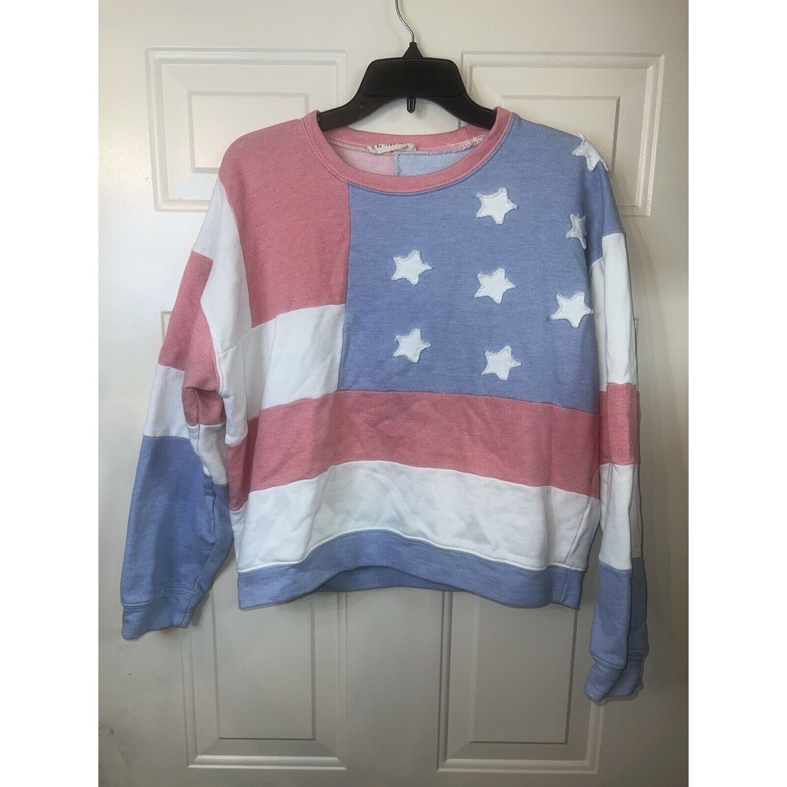 & Other Stories American Flag Women’s Patchwork Sweater Small By Together Size S / US 4 / IT 40 - 1 Thumbnail
