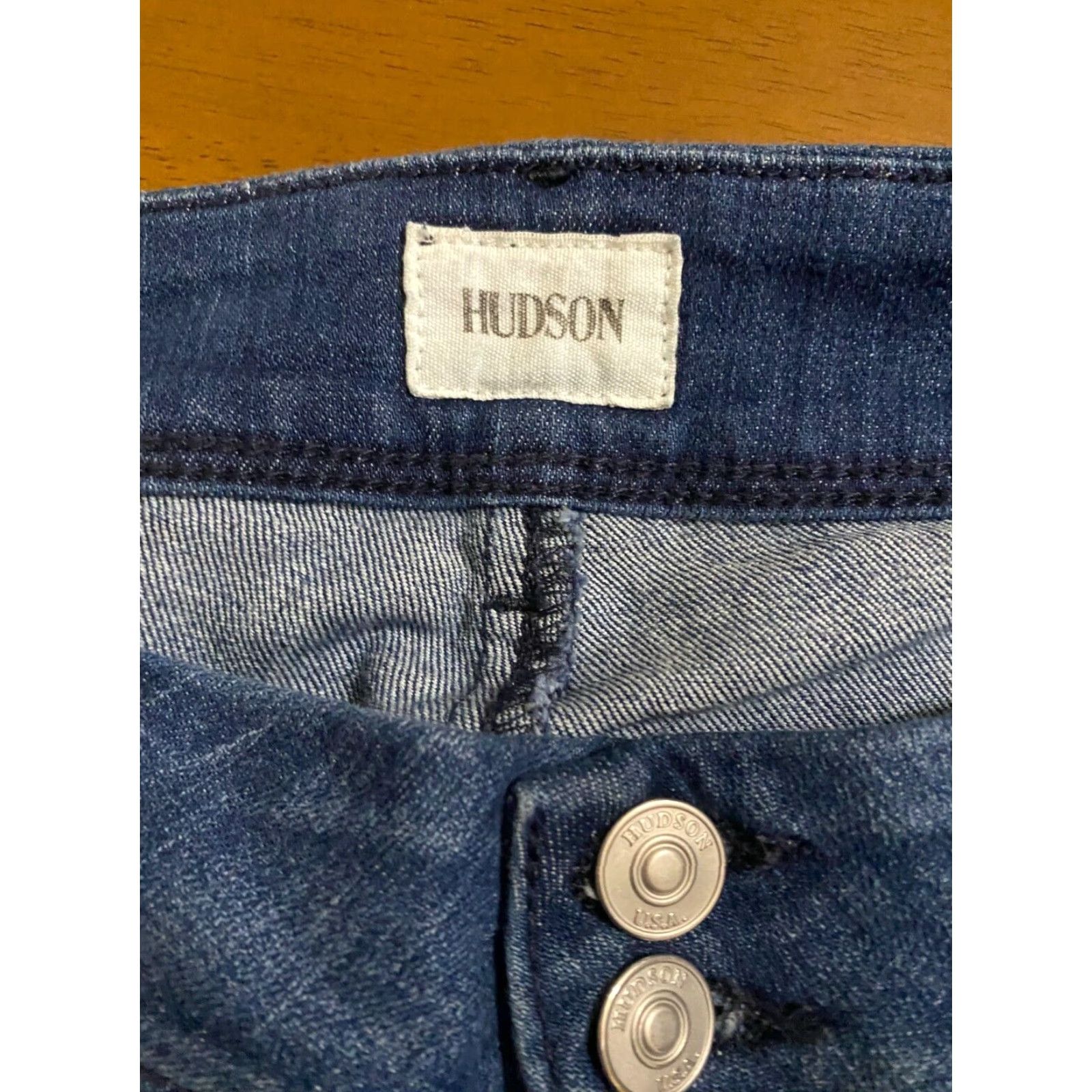 Hudson Hudson Womens Collin Flap Skinny Jeans Blue Size 27 Size 27" / US 4 / IT 40 - 5 Thumbnail