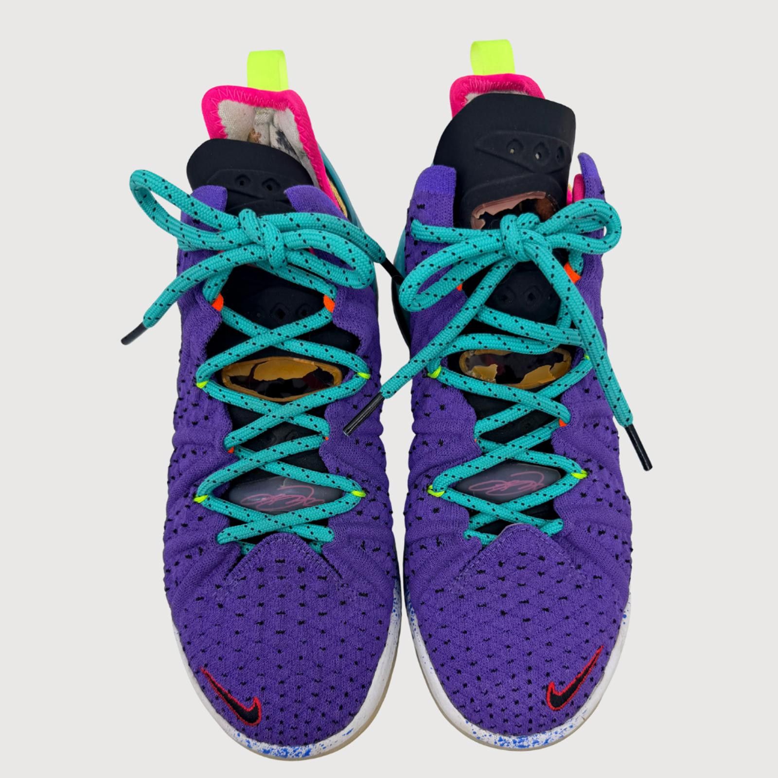 Nike Nike LeBron 18 Best of 10-18 Sneakers Purple Aqua 8 Size US 8 / EU 41 - 1 Thumbnail