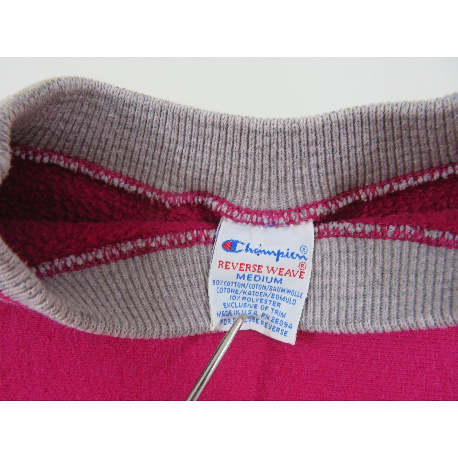 Champion Champion Reverse Weave Sweatshirt Magenta Color Sz M 1990s Size US M / EU 48-50 / 2 - 4 Thumbnail