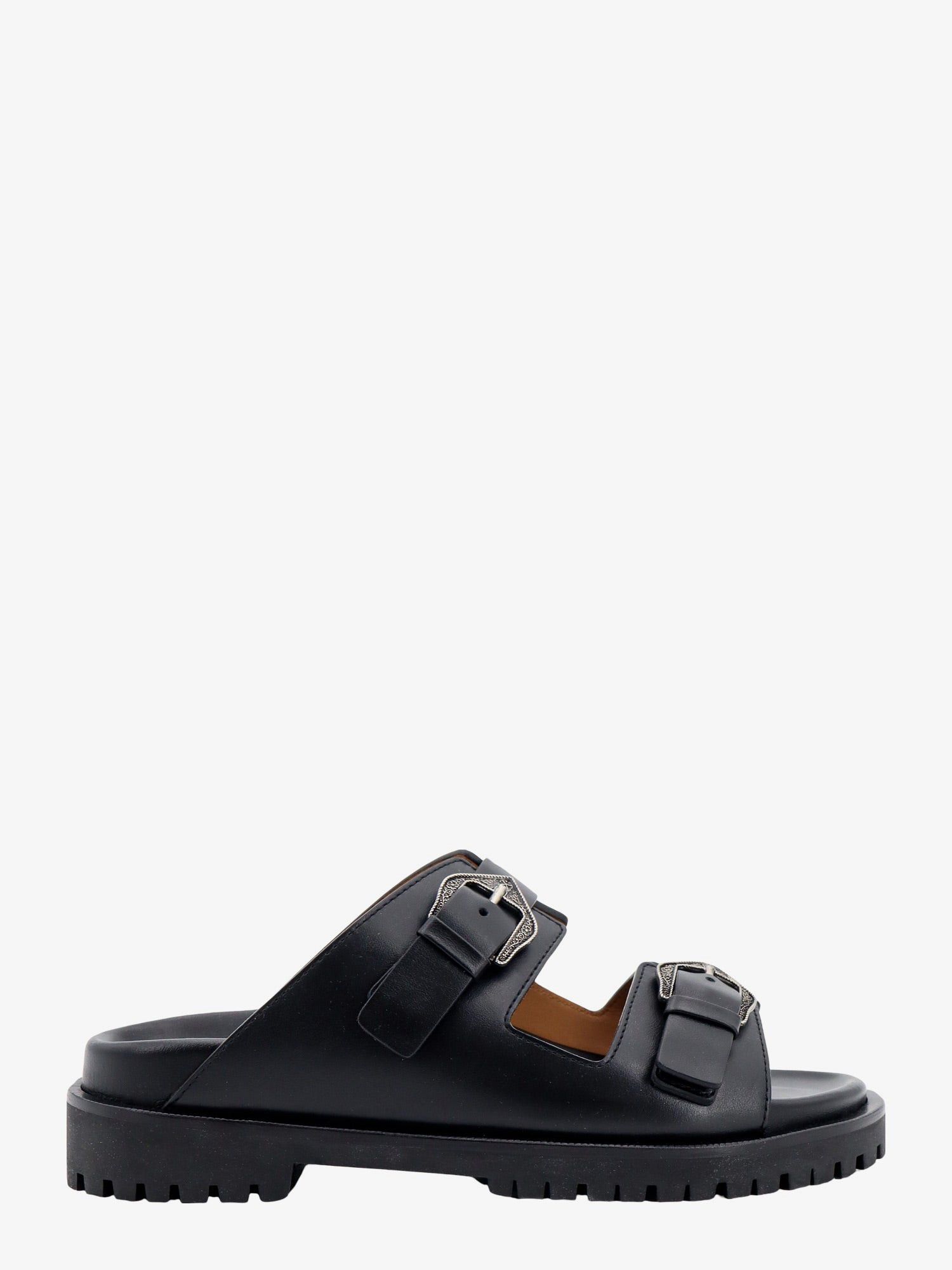 image of Off White Sandals Woman Black Sandals, Women's (Size 7)