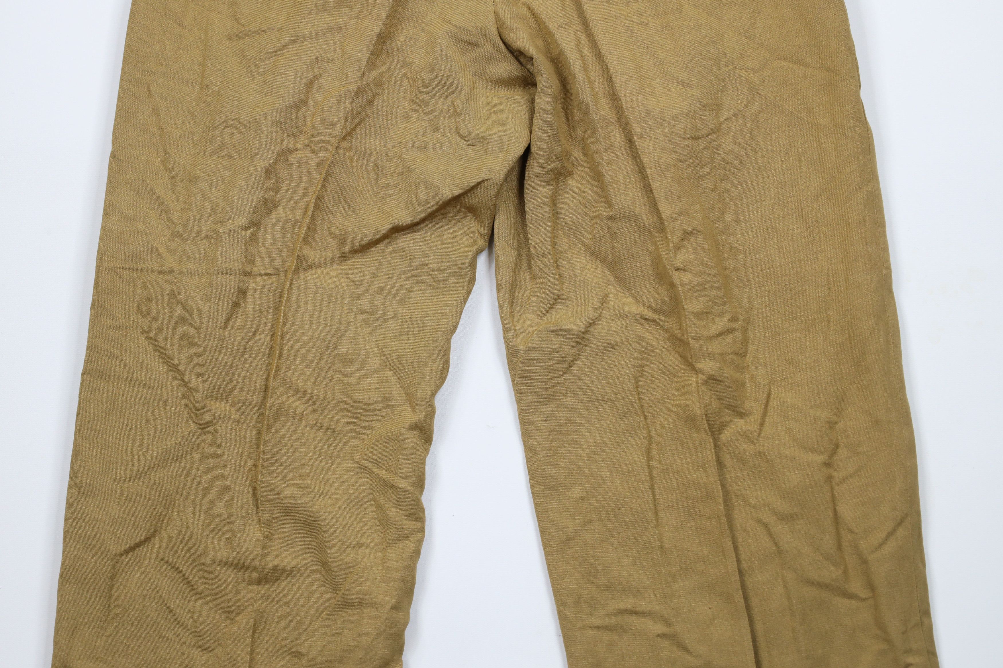 Vintage Vintage 90s Streetwear Wide Leg Linen Blend Chino Pants Size US 34 / EU 50 - 10 Thumbnail