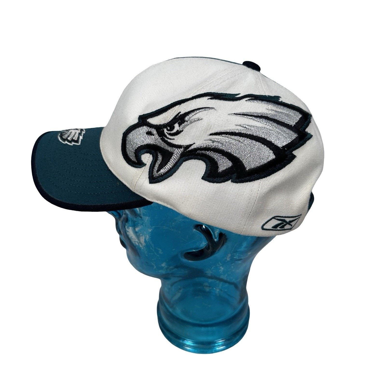 Reebok Vintage Reebok Philadelphia Eagles Hat Green White Double Size ONE SIZE - 2 Thumbnail
