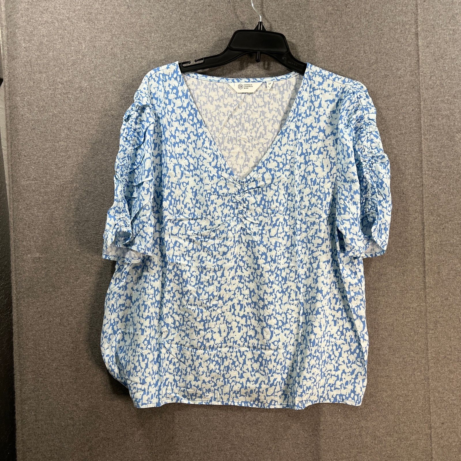 Other Candace Cameron Bure Printed Blouse with Ruched Size M / US 6-8 / IT 42-44 - 1 Thumbnail