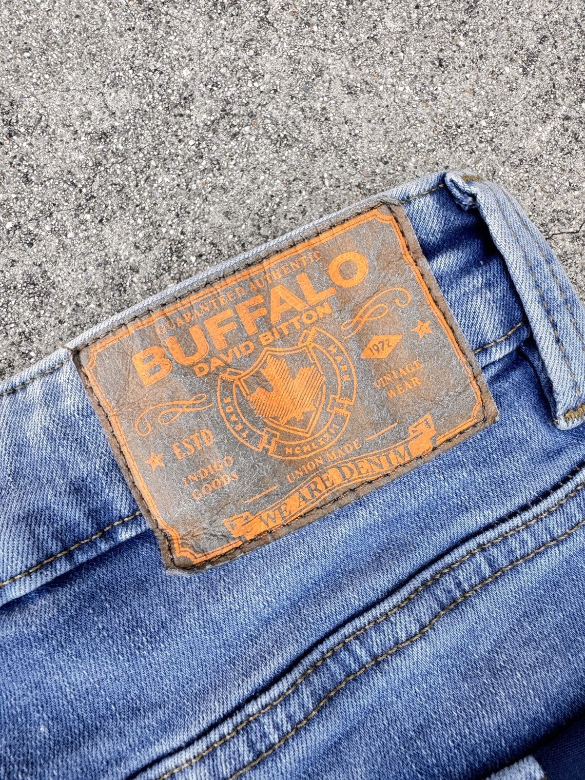 Buffalo David Bitton Buffalo David Bitton Distressed Slim-Fit Jeans Size US 30 / EU 46 - 8 Thumbnail