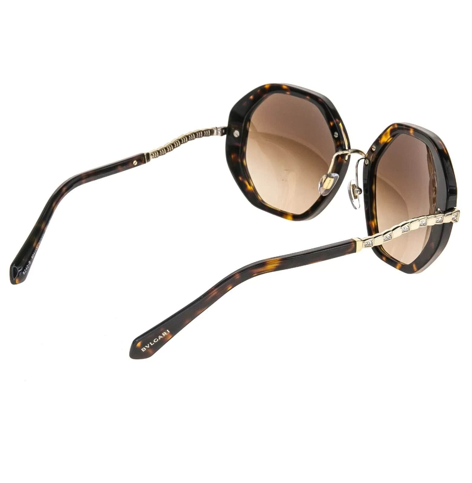 Bvlgari BVLGARI Serpenti Viper BV8242B Brown Gold Sunglasses 8242 Size ONE SIZE - 2 Thumbnail