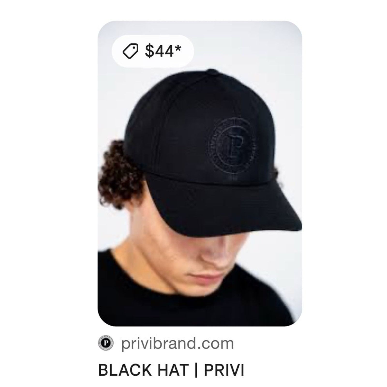 Other Privi brand black hat Size ONE SIZE - 7 Thumbnail