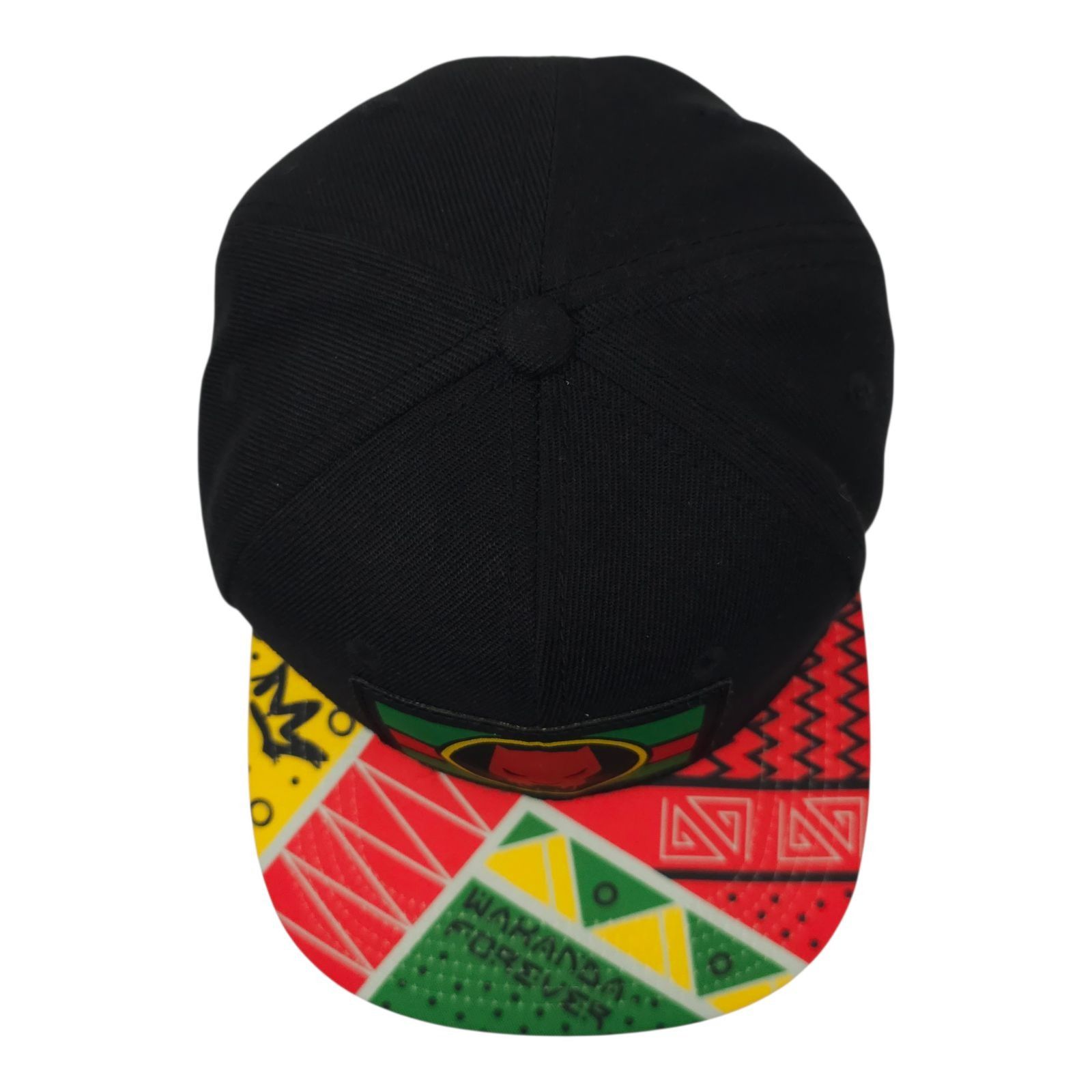 Marvel Comics Wakanda Forever Black Panther Mesh Snapback Cap Flat Brim Size ONE SIZE - 5 Thumbnail