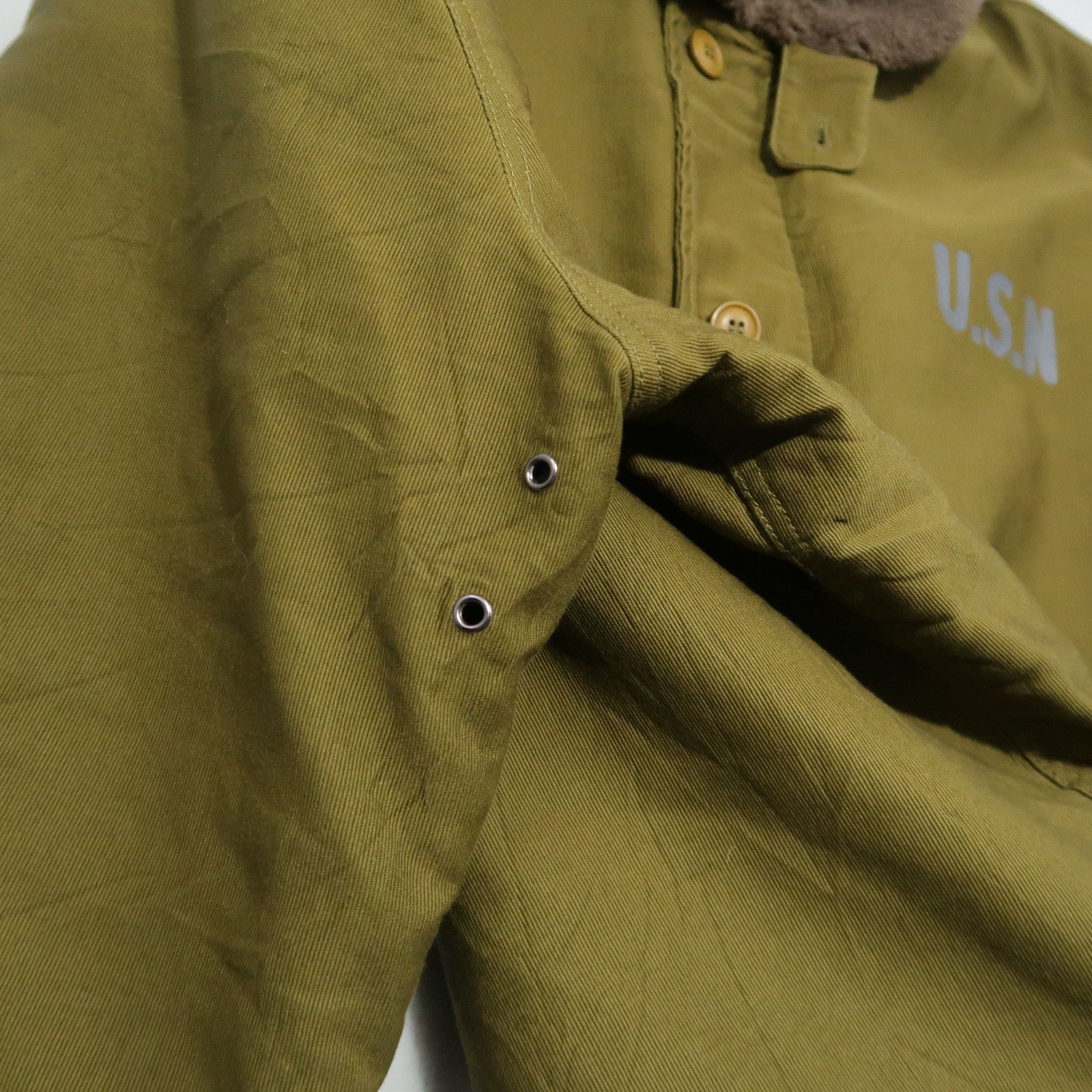 Buzz Rickson's Vintage 90s Military USN N1 Deck Jacket Rare Size US L / EU 52-54 / 3 - 16 Thumbnail