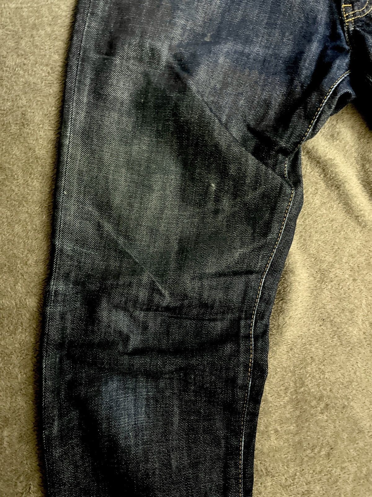 Denim & Co. Atelier Tuffery Raw Denim Alphonse Made In France Size US 29 - 3 Thumbnail