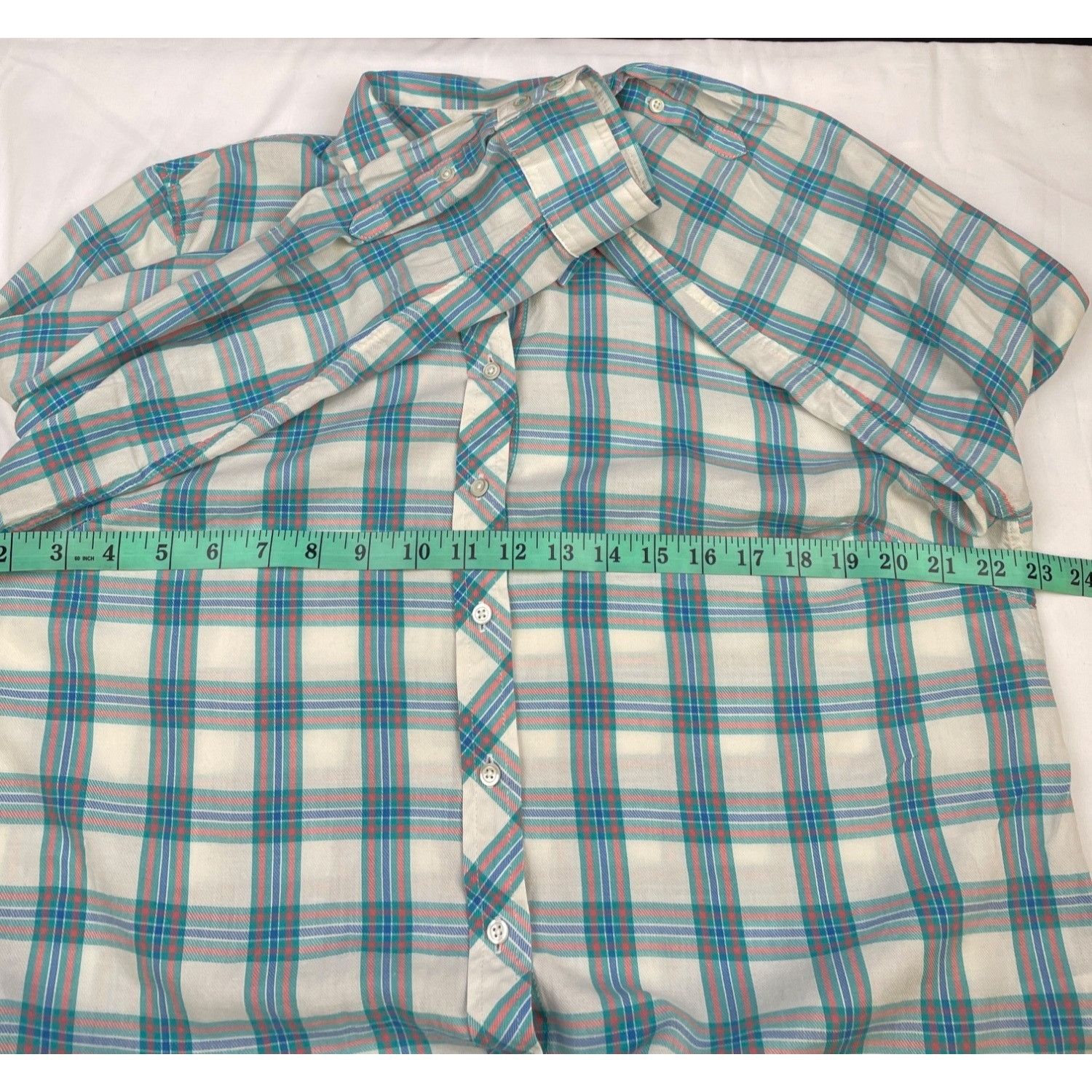 Talbots Talbots Women's Petite Multicolored Checkered Button up Shir Size XL / US 12-14 / IT 48-50 - 10 Thumbnail