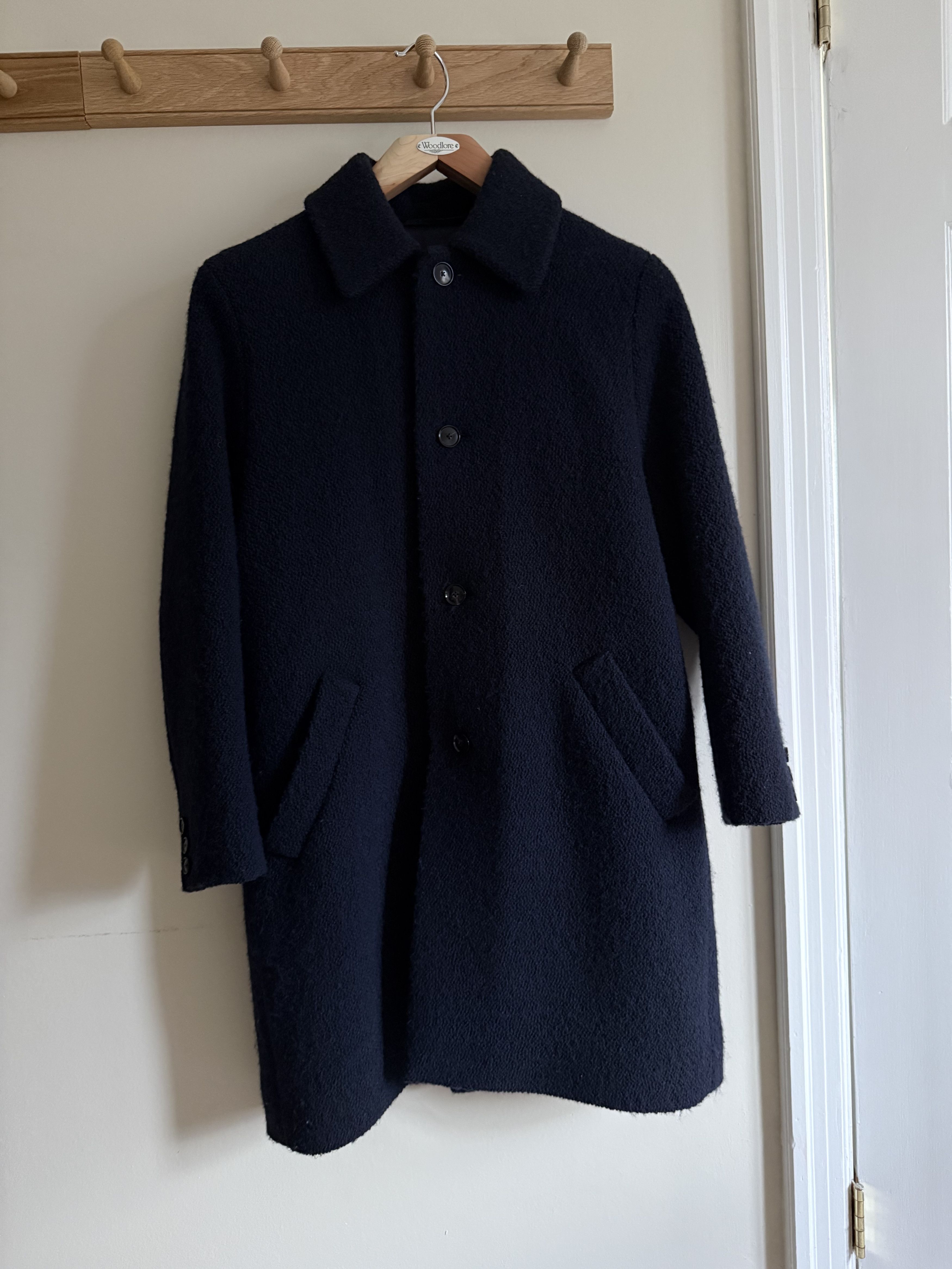 A Kind Of Guise Mcnamara Mac Coat - Blue Night (Tailored/shortened XS) Size US S / EU 44-46 / 1 - 5 Thumbnail