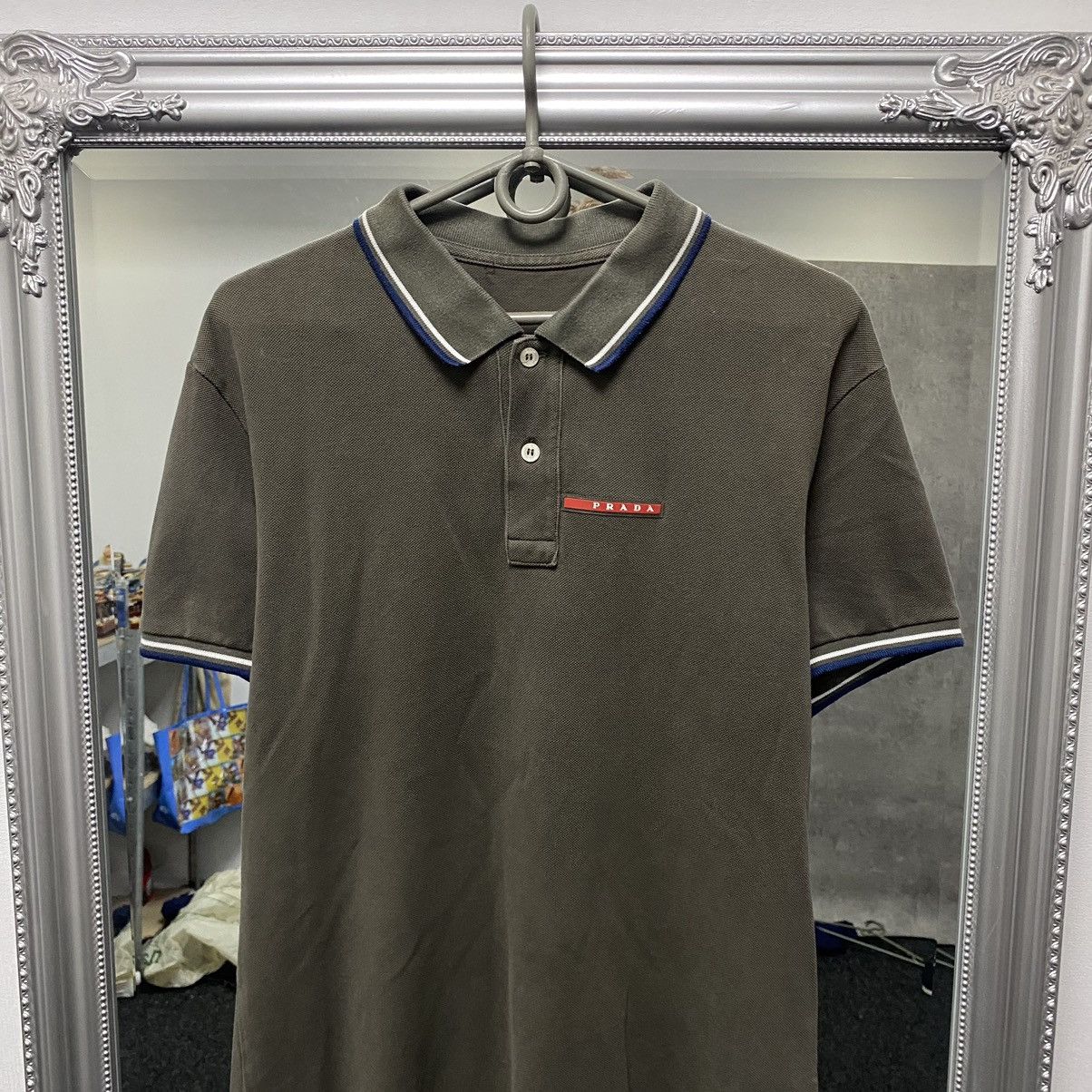 Prada Prada Polo Shirt Size US XL / EU 56 / 4 - 2 Thumbnail