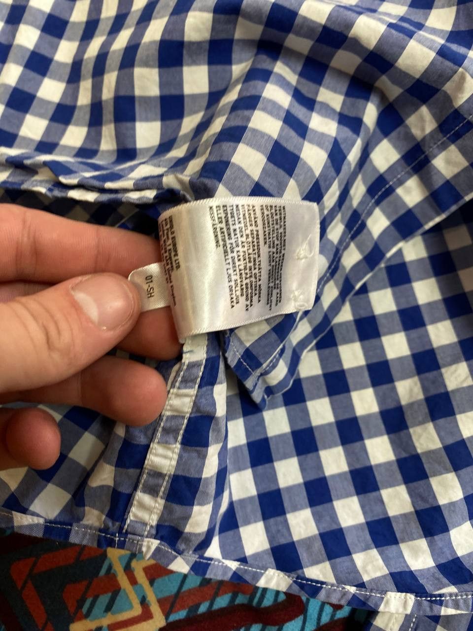 Uniqlo × Vintage Uniqlo Vintage Mens Flannel Plaid Shirt Size US S / EU 44-46 / 1 - 5 Thumbnail