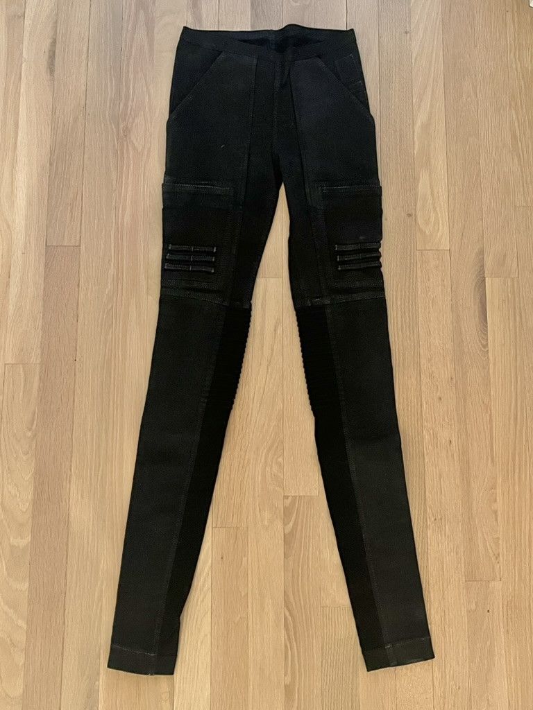 Rick Owens Drkshdw Skinny Leggings, Black Matte Size 27" / US 4 / IT 40 - 4 Thumbnail