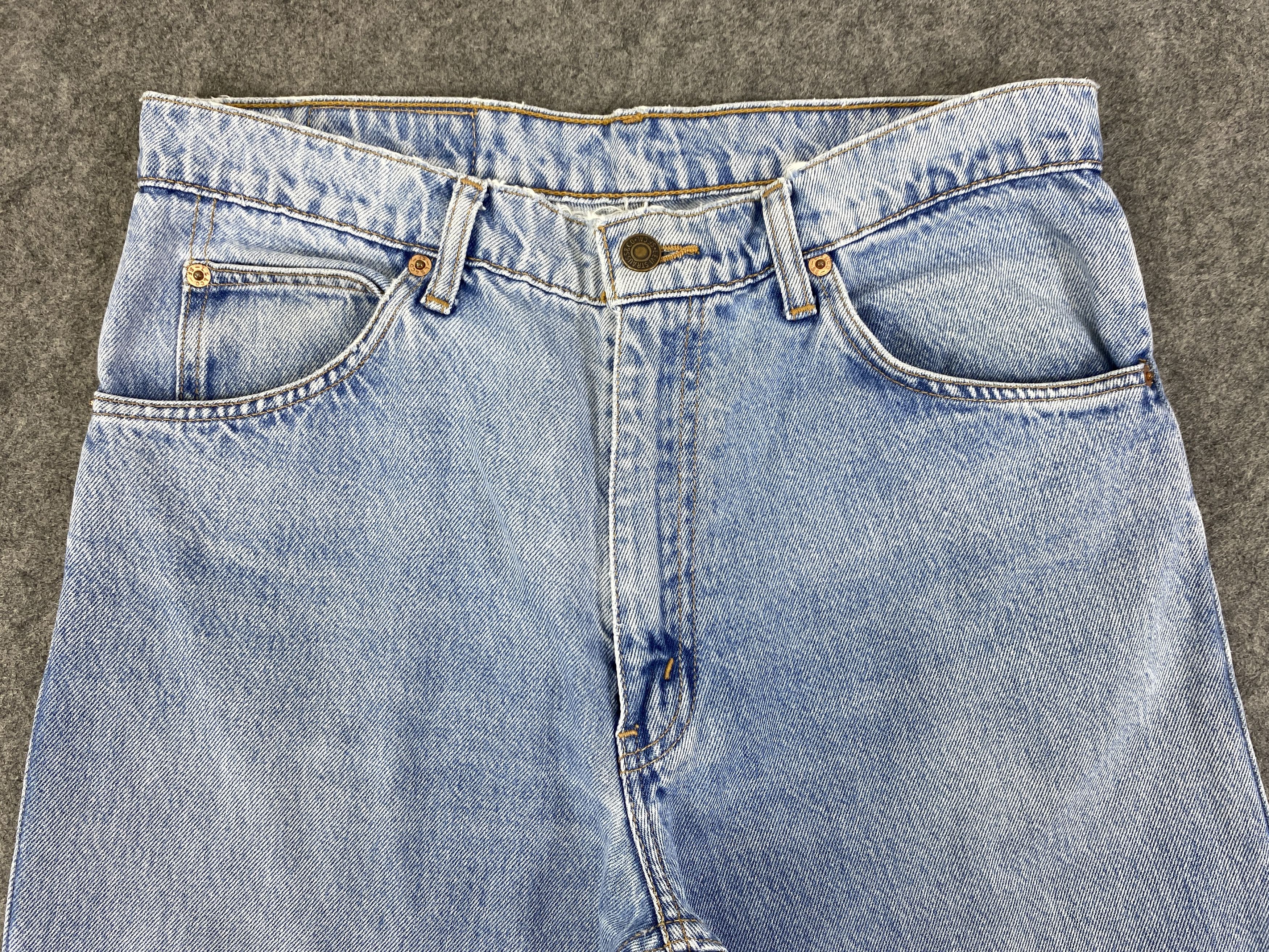 Levi's Light Blue Vintage Levis 507 Orange Tab 31x32.5 - JN3236 Size US 31 - 3 Thumbnail