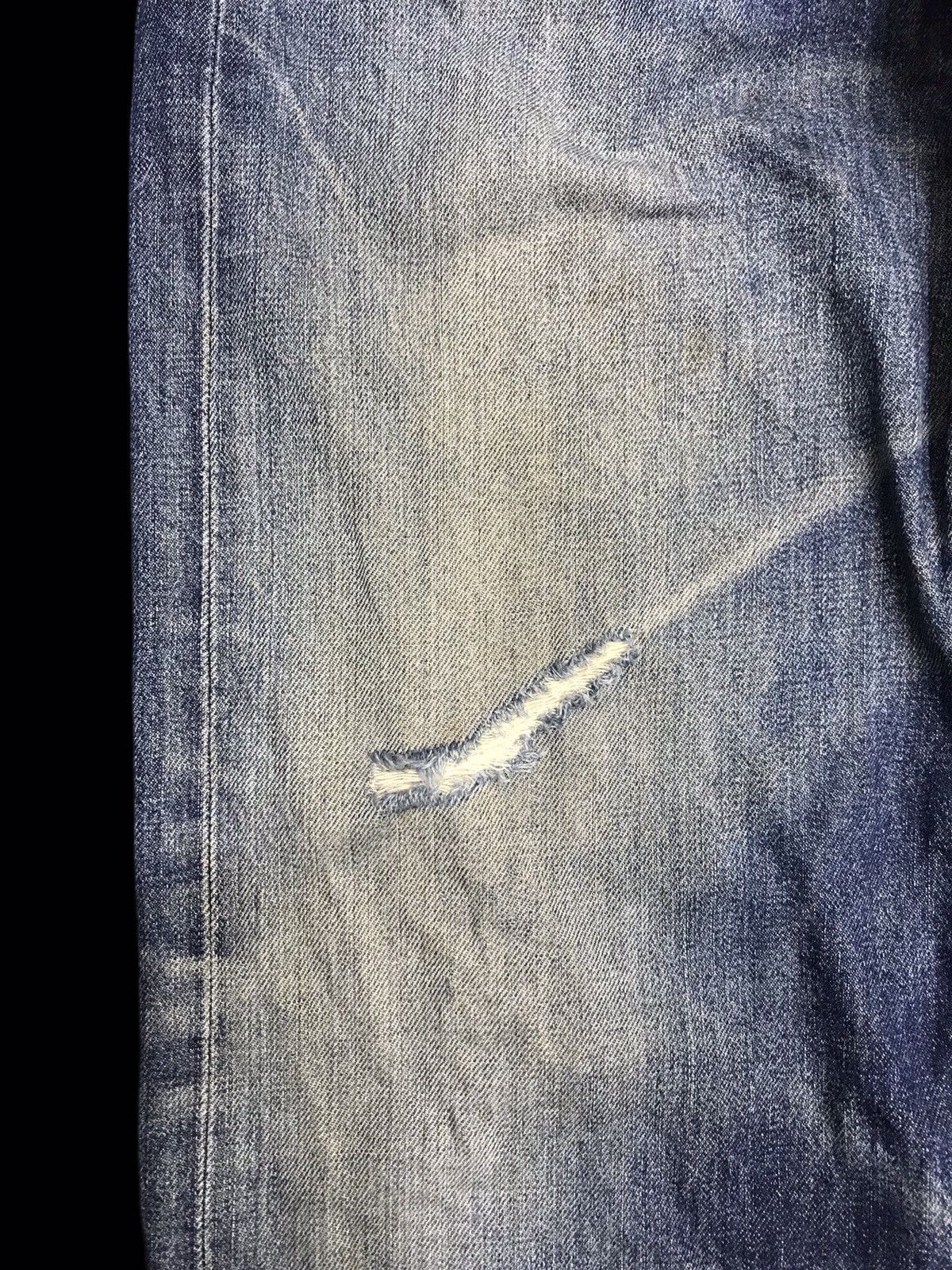 Edwin 💥THRASHED💥RARE EDWIN OVRLL WIDE BAGGY SUSPENDER DENIM F345 Size US 28 / EU 44 - 9 Thumbnail