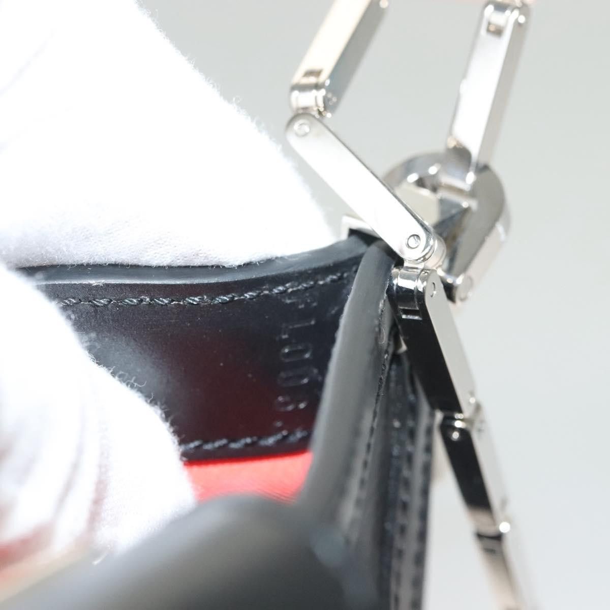 Louis Vuitton LOUIS VUITTON Epi Stretch Mojito Shoulder Bag Black M54612 Size ONE SIZE - 12 Thumbnail