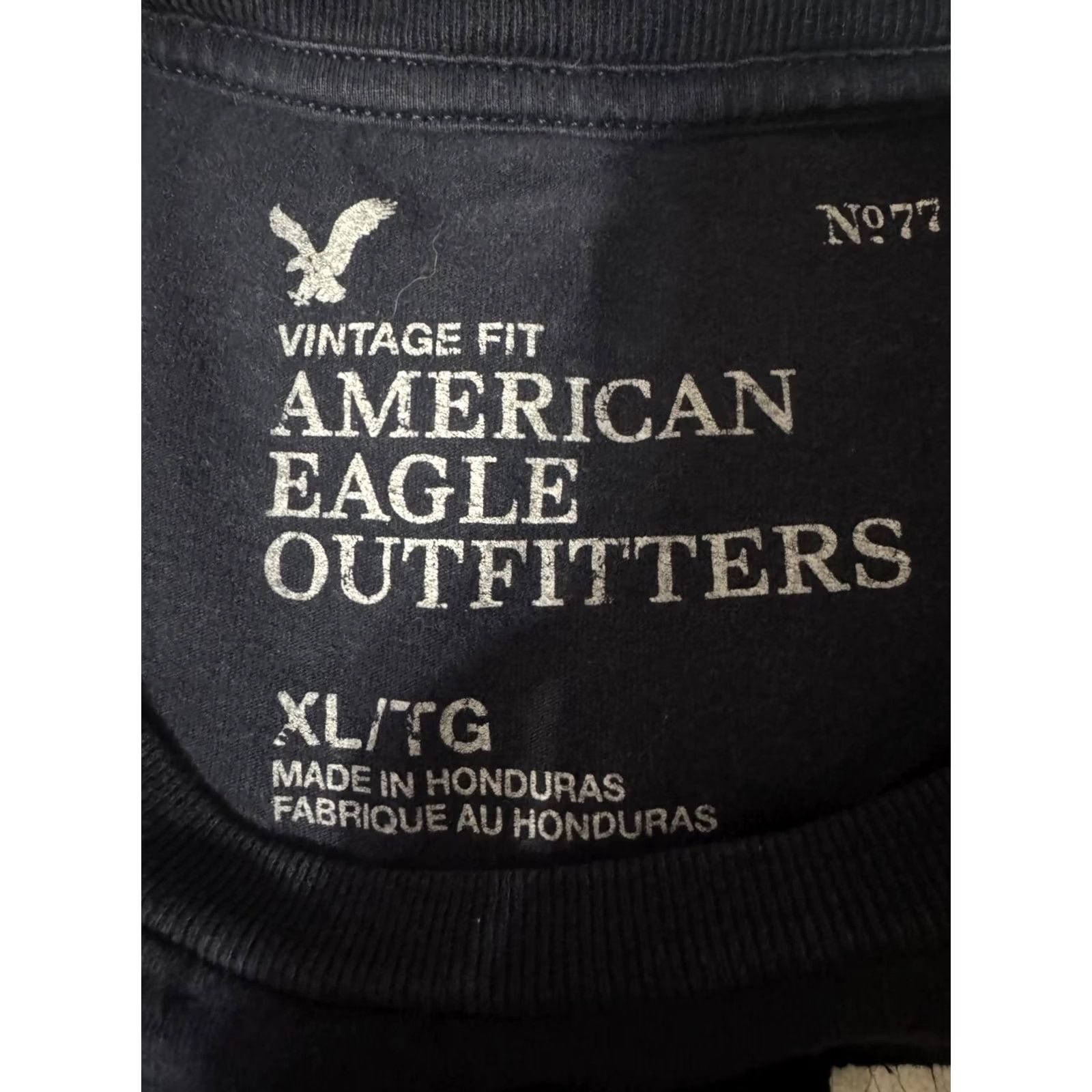 American Eagle Outfitters VINTAGE American Eagle Outfitters T-Shirt Graphic Print Crew Neck XL Black Mens Size US XL / EU 56 / 4 - 3 Thumbnail